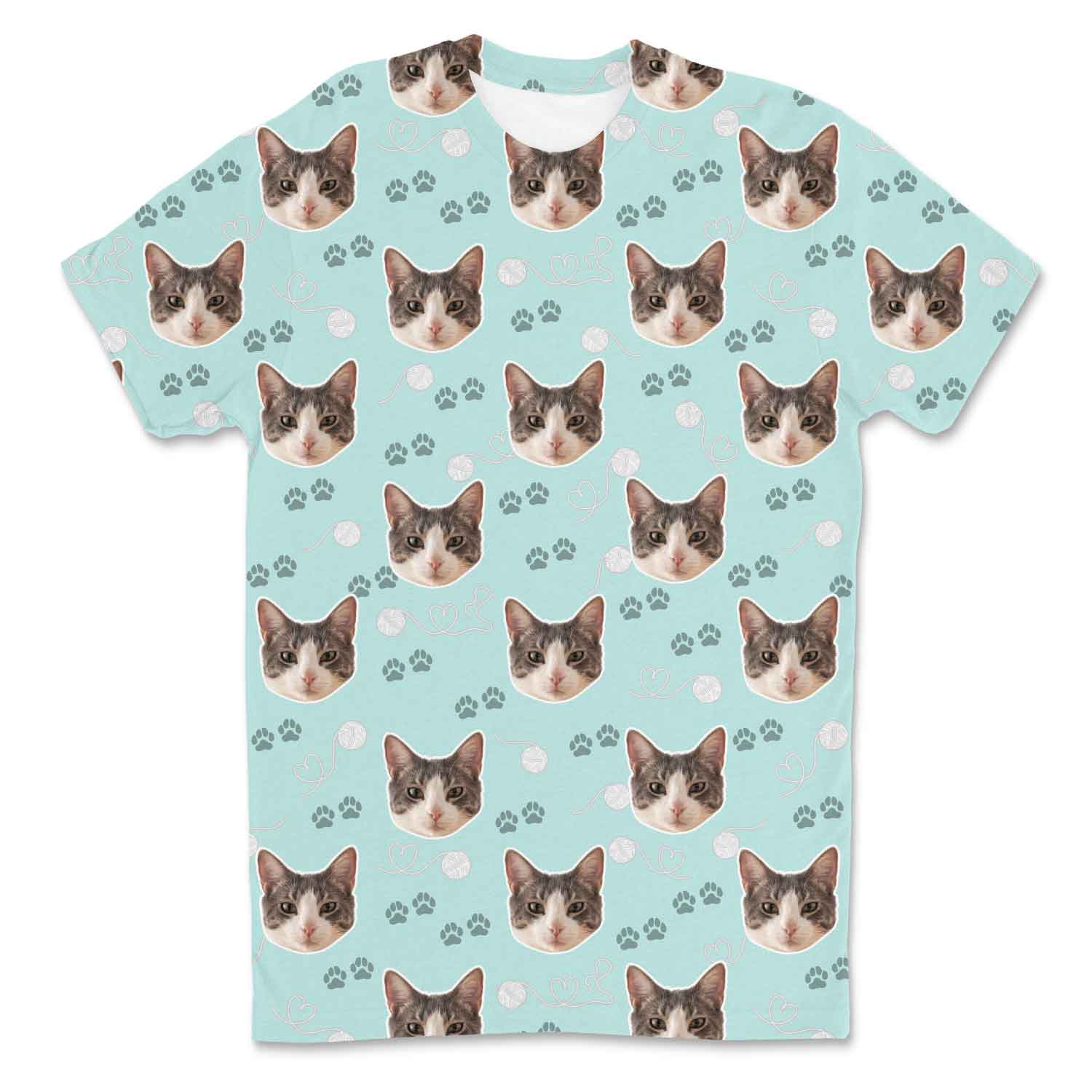 Meowie Pattern Custom T-Shirt