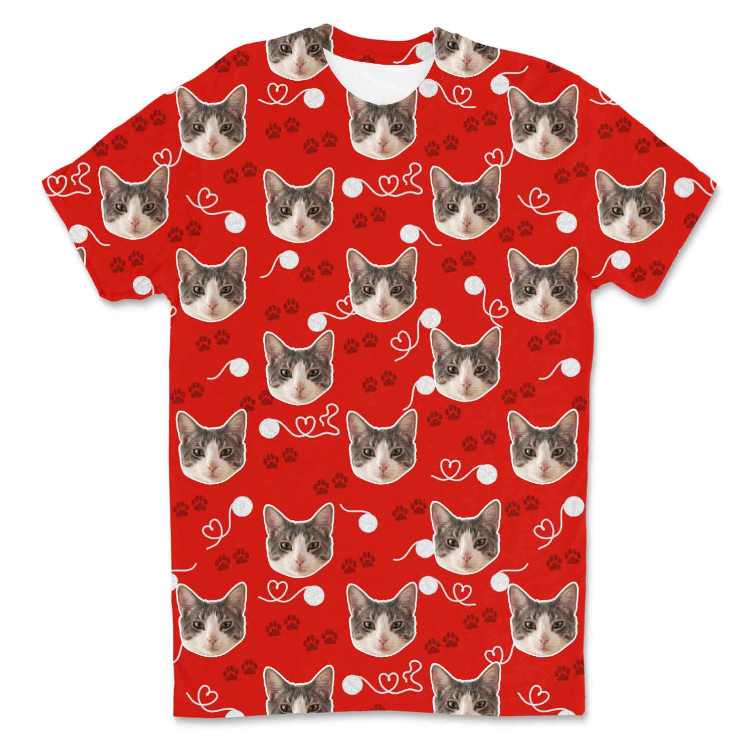 Meowie Pattern Custom T-Shirt