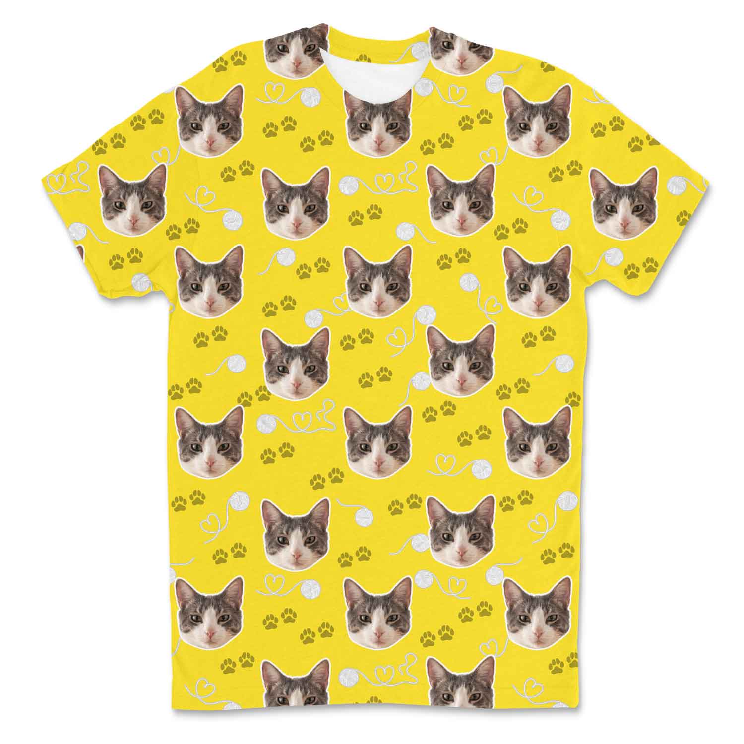 Meowie Pattern Custom T-Shirt