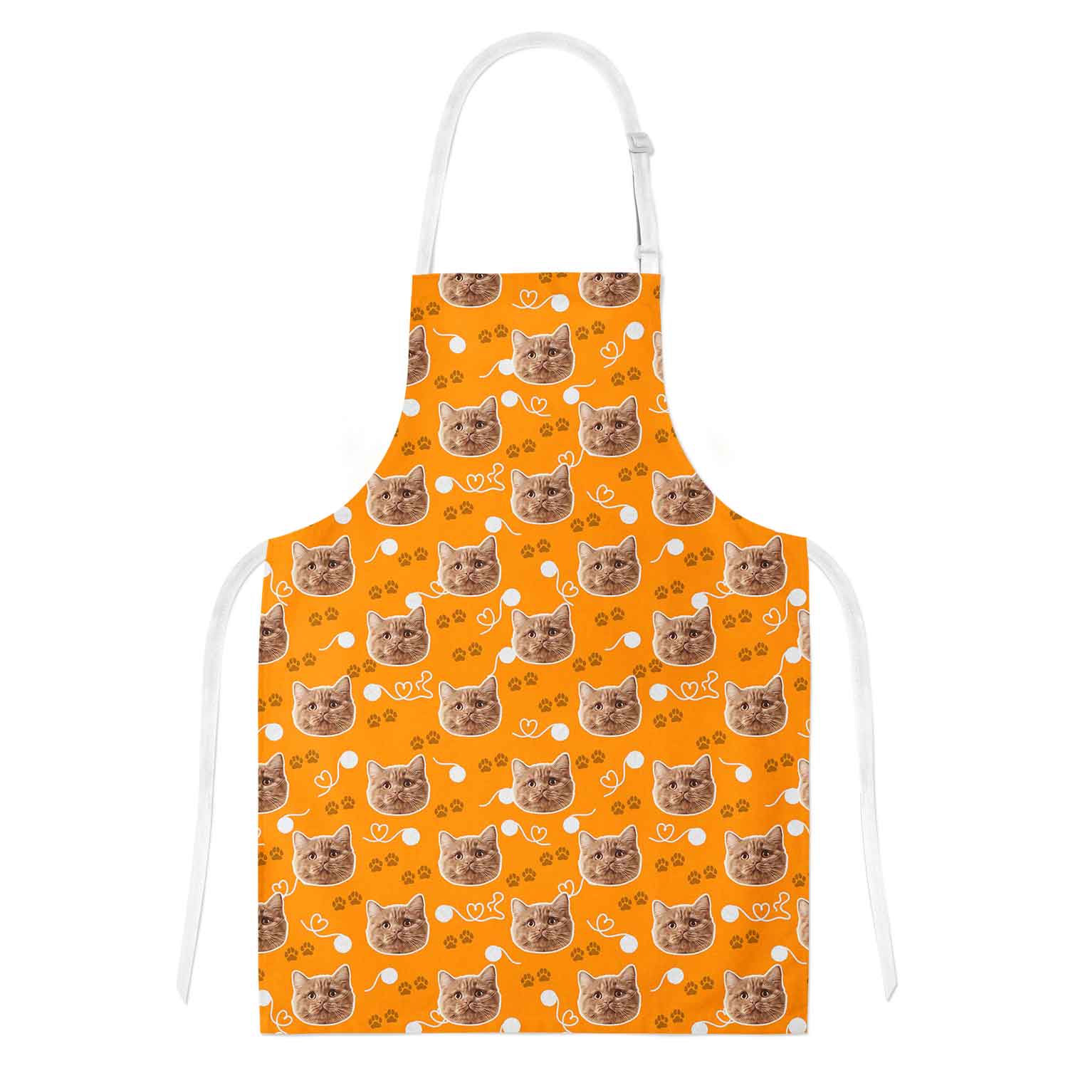 Your Cat Paw Print Personalised Apron