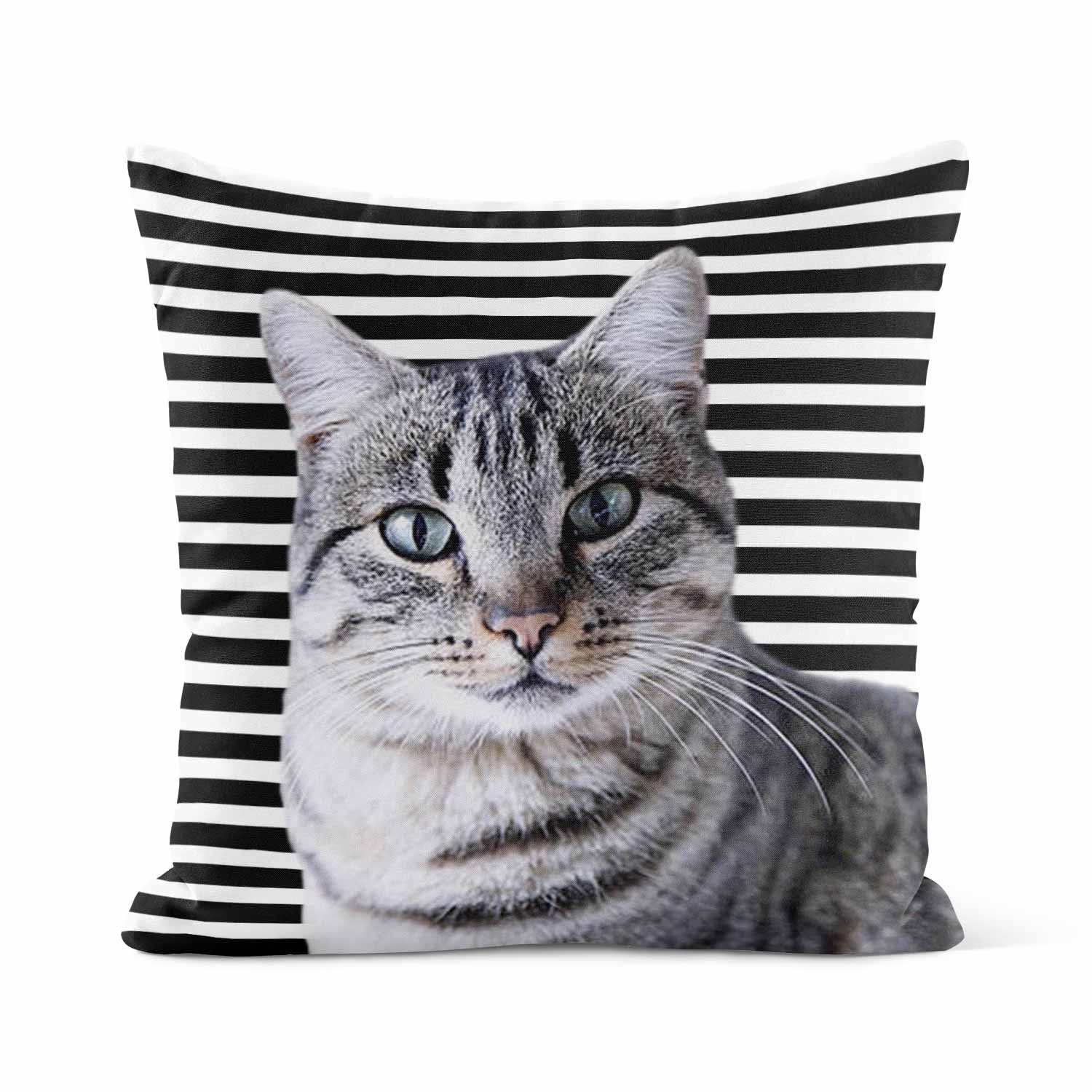 Your Cat Stripe Pattern Cushion
