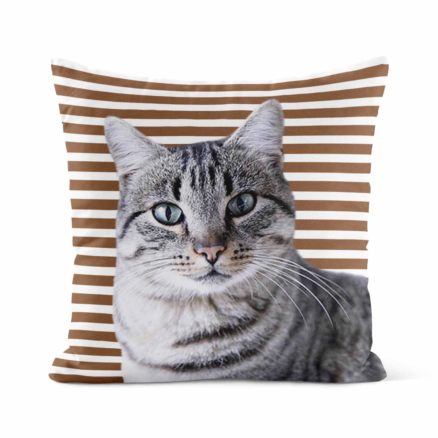 Your Cat Stripe Pattern Cushion