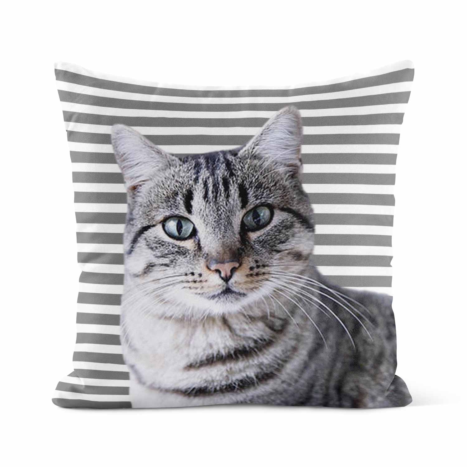 Your Cat Stripe Pattern Cushion