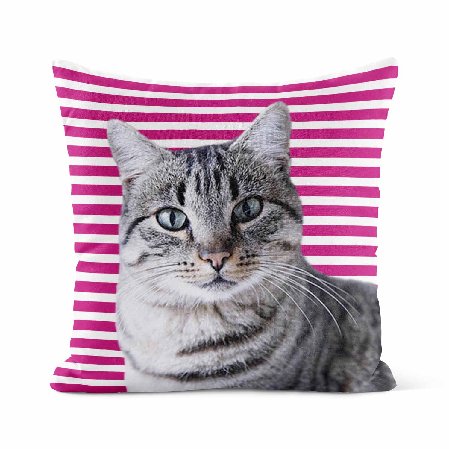 Your Cat Stripe Pattern Cushion