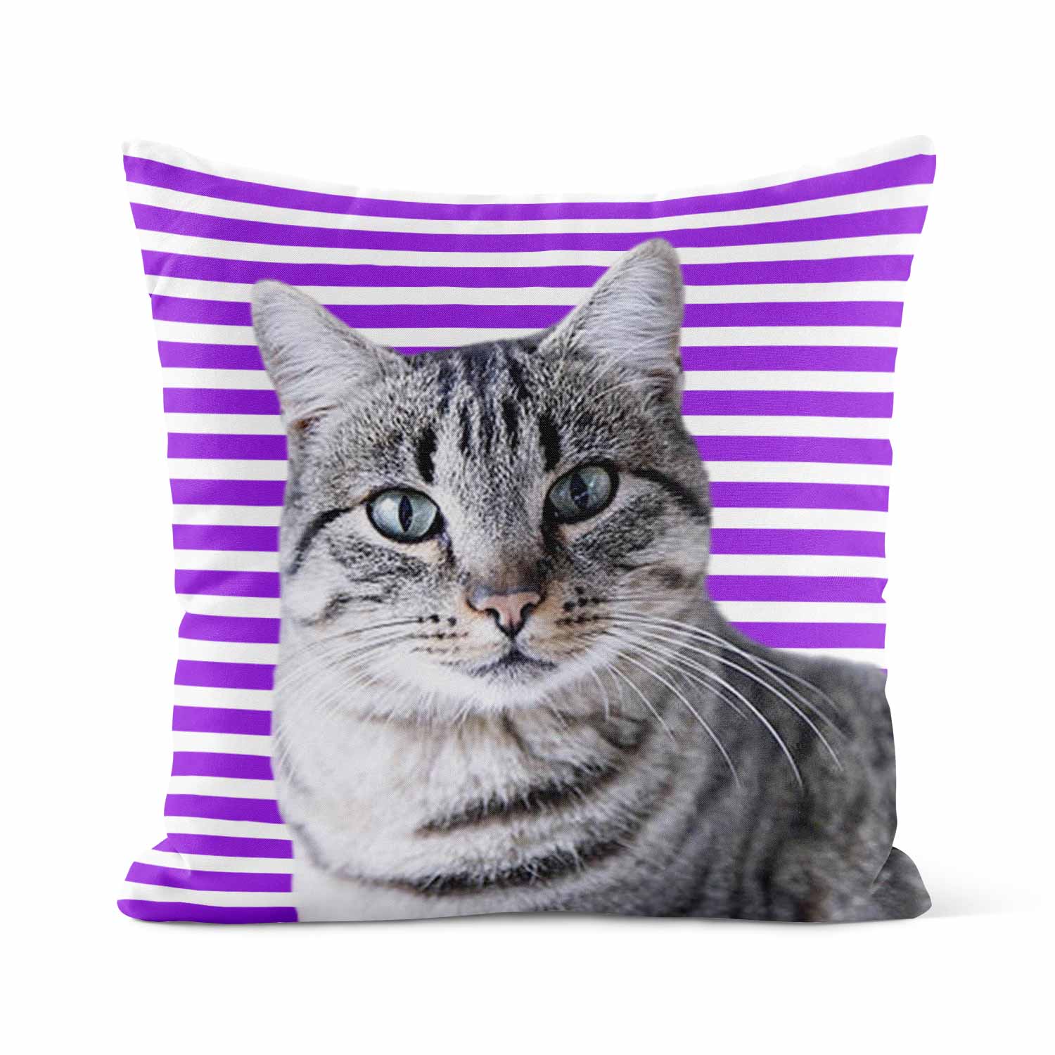 Your Cat Stripe Pattern Cushion
