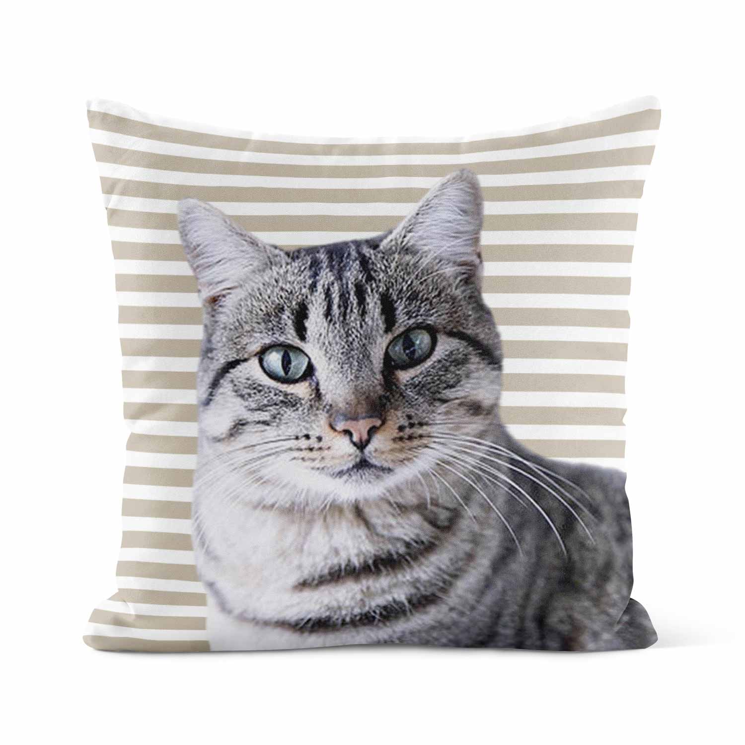 Your Cat Stripe Pattern Cushion
