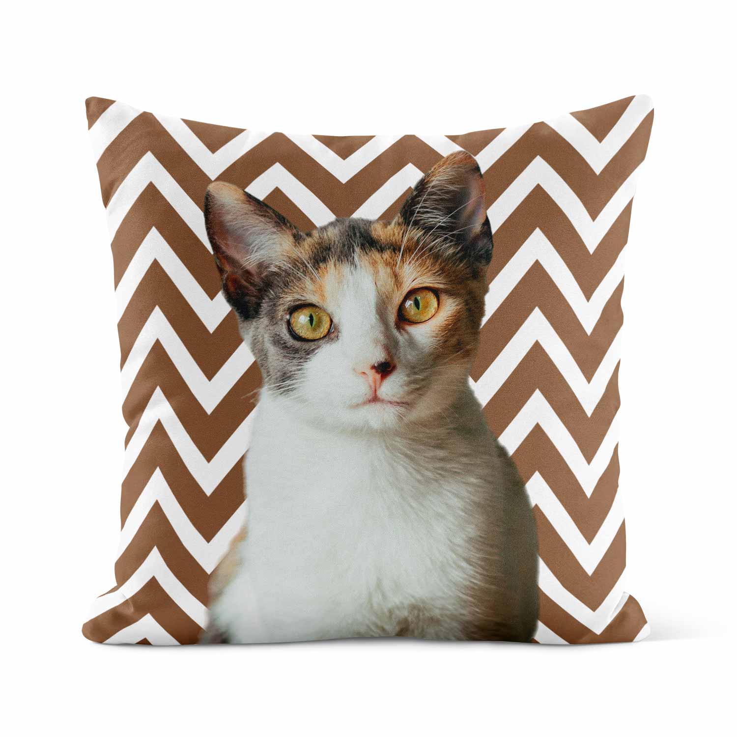 Your Cat Zig Zag Pattern Cushion