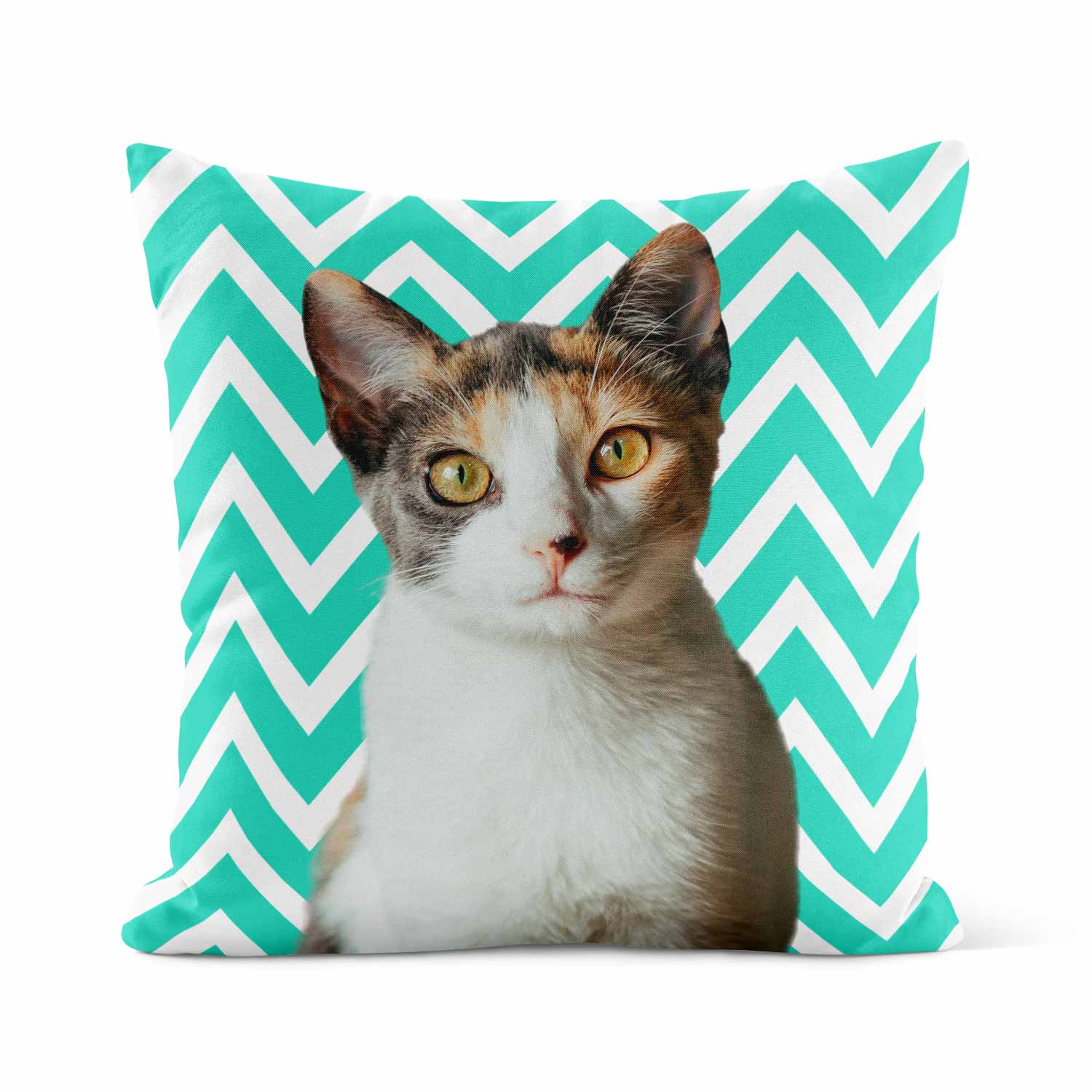 Your Cat Zig Zag Pattern Cushion