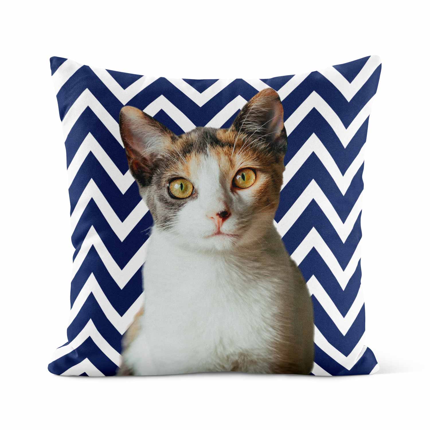 Your Cat Zig Zag Pattern Cushion