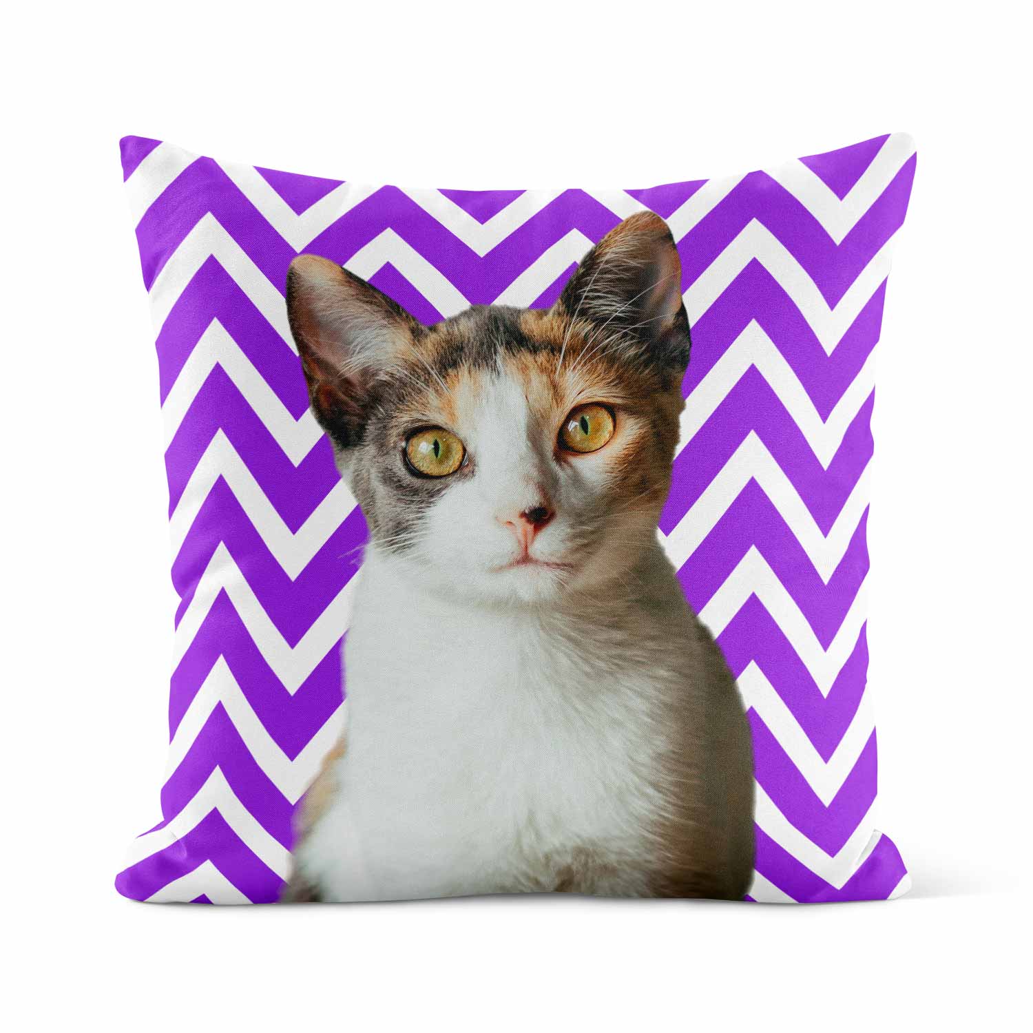 Your Cat Zig Zag Pattern Cushion