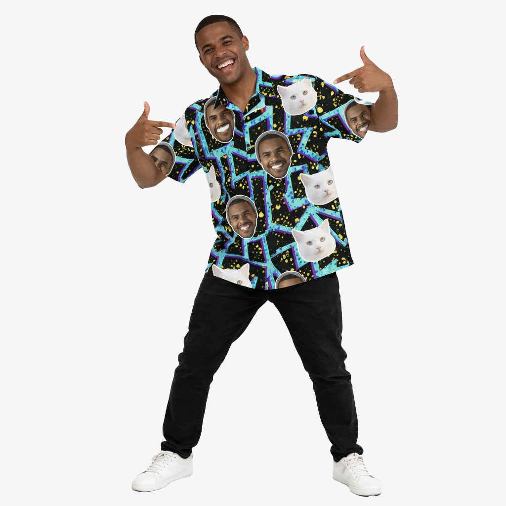Your Cat Retro Custom Hawaiian Shirt