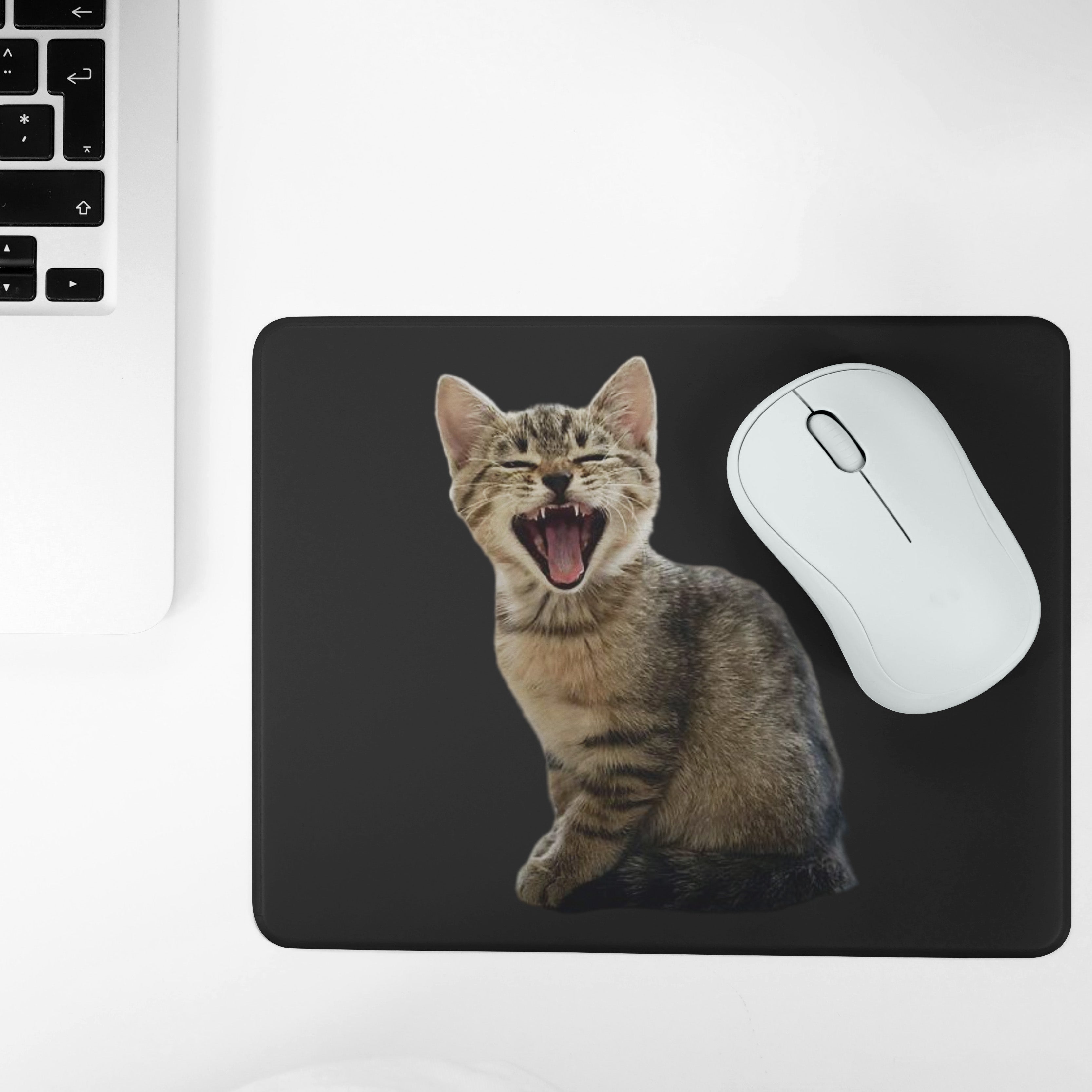 Cat Face Mouse Mat