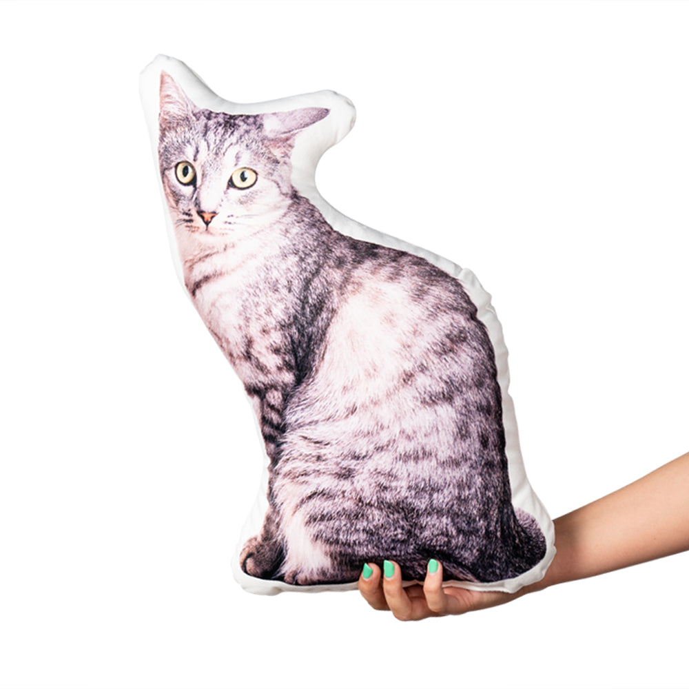 cat face pillow