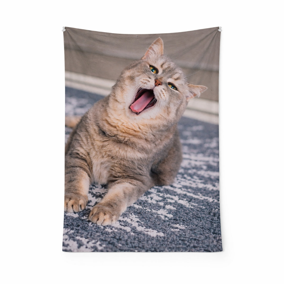 Cat Full Photo Personalised Blanket
