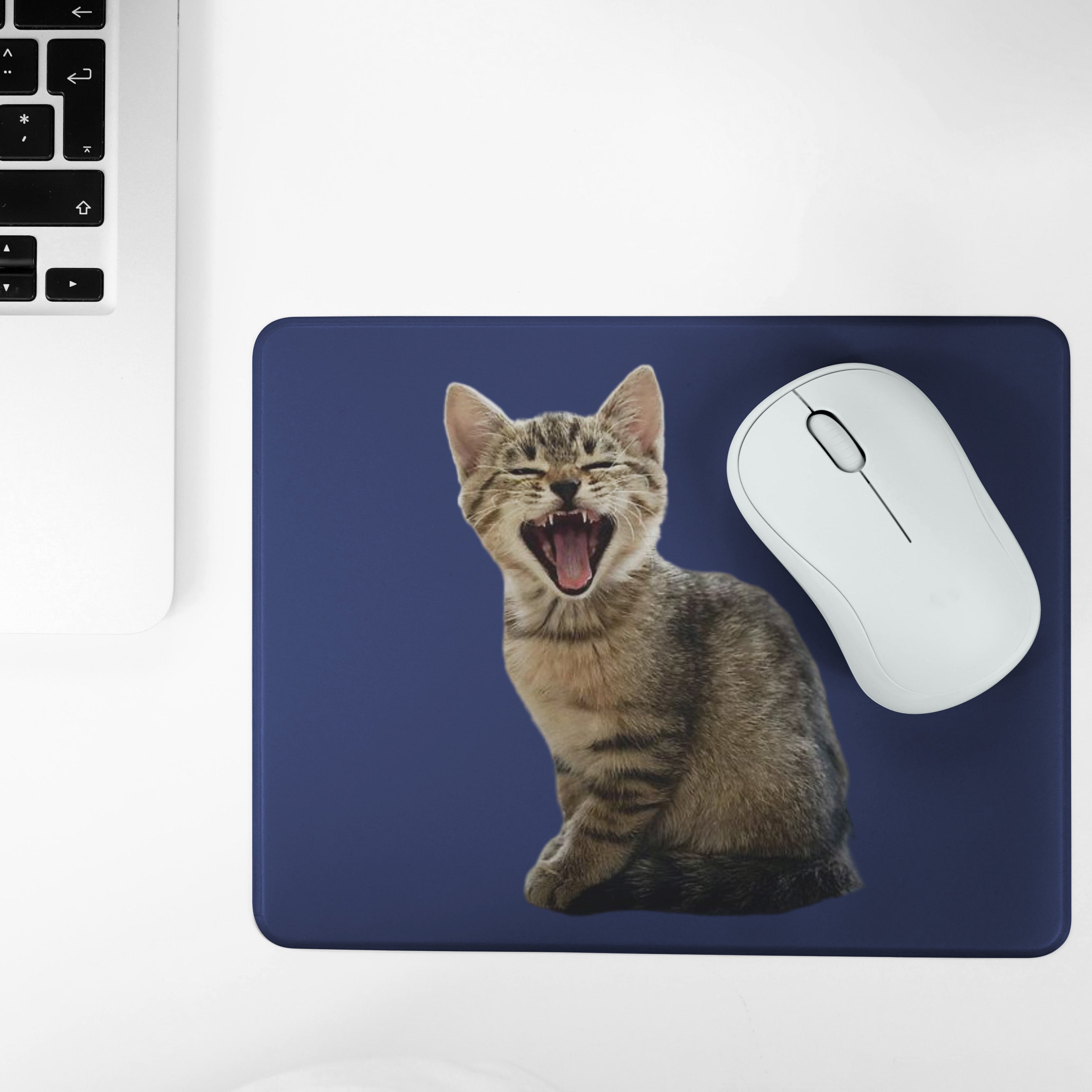Cat Face Mouse Mat
