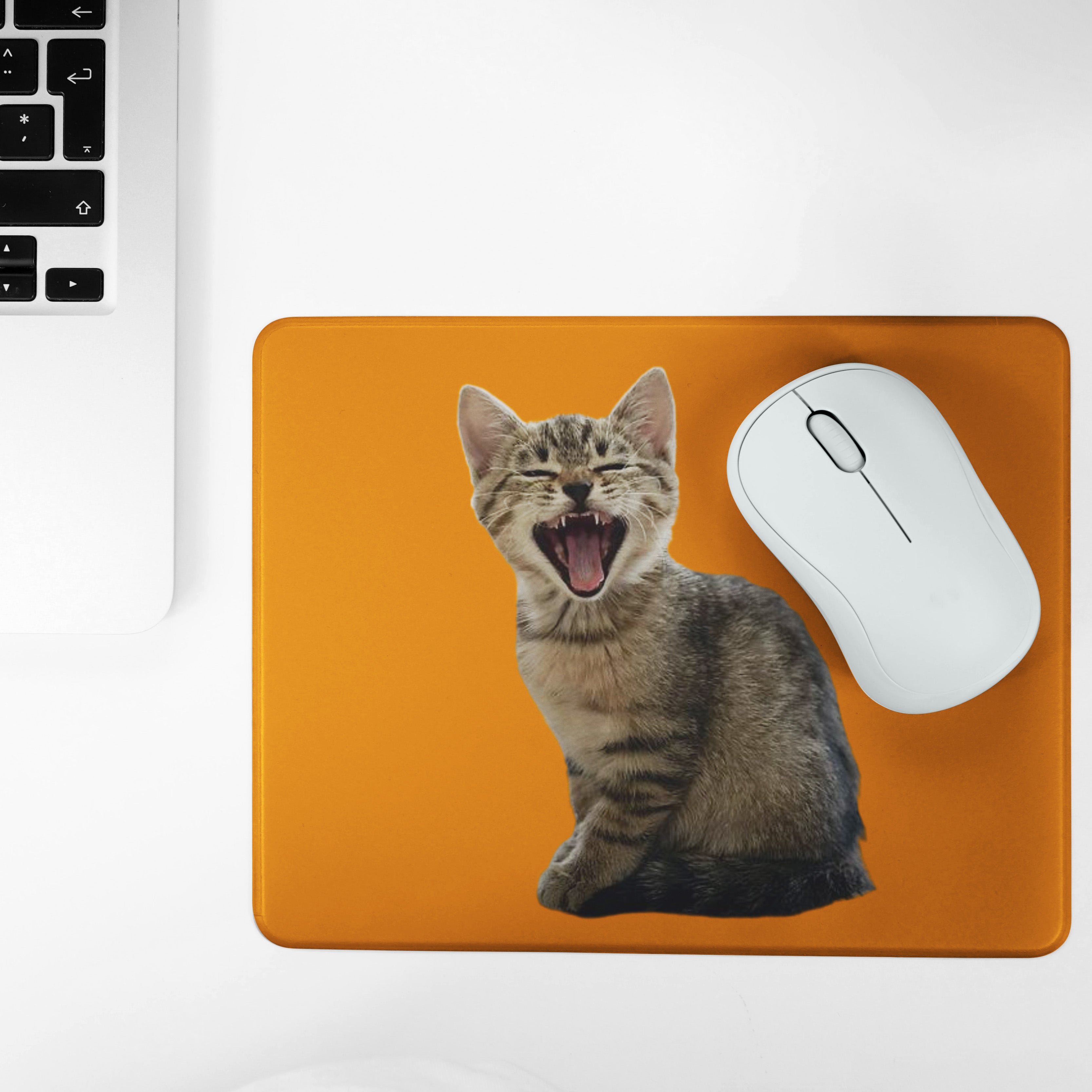 Cat Face Mouse Mat