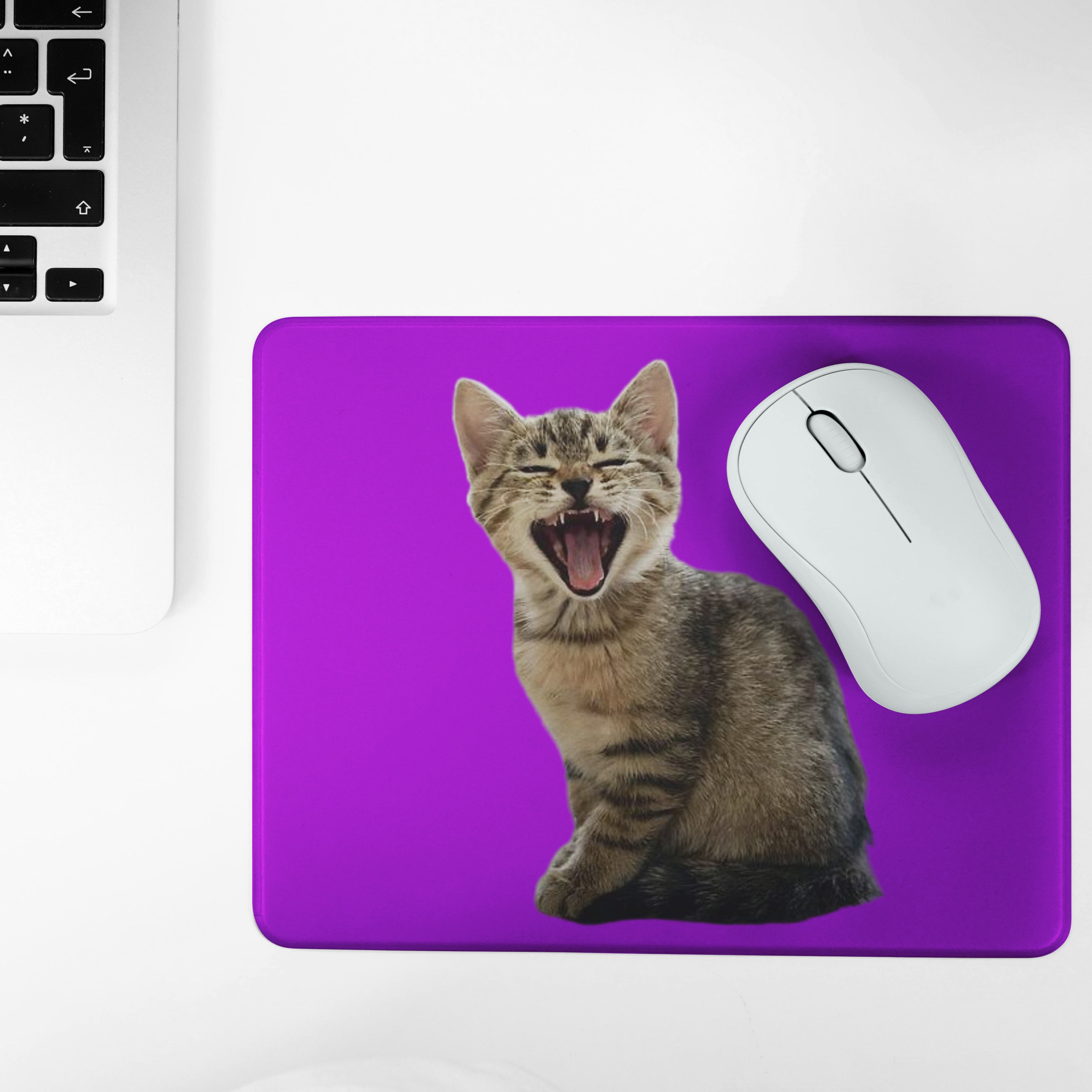 Cat Face Mouse Mat
