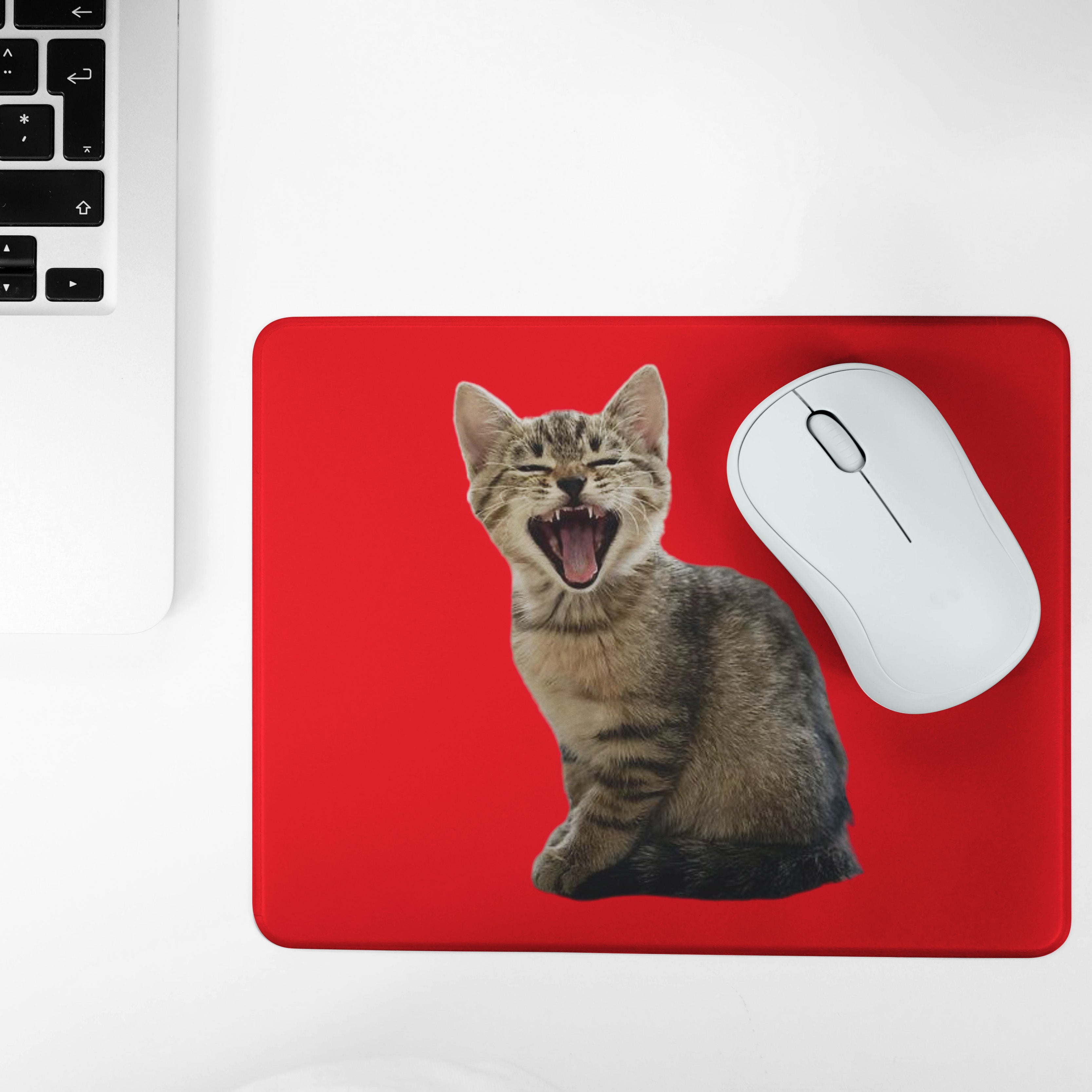 Cat Face Mouse Mat
