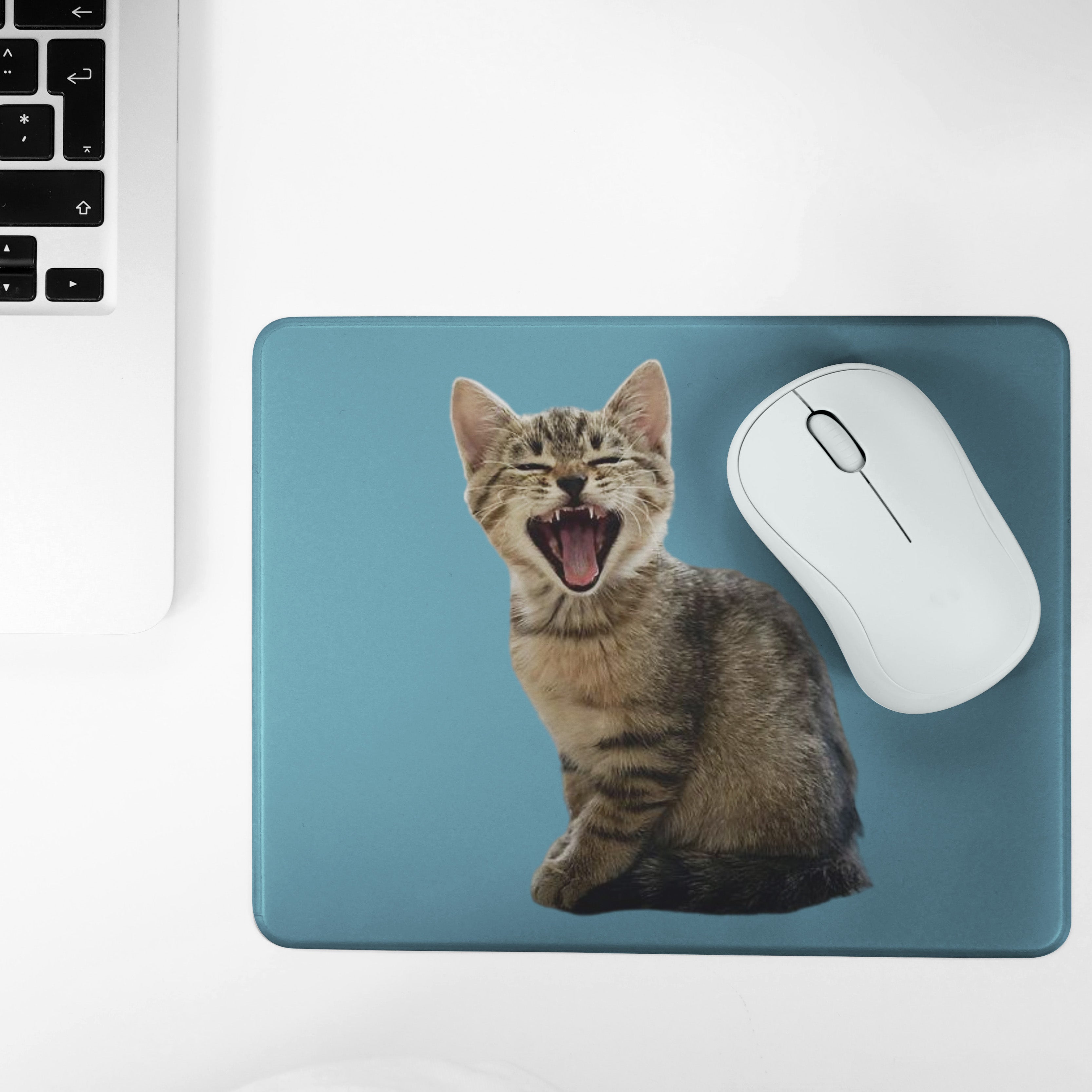 Cat Face Mouse Mat