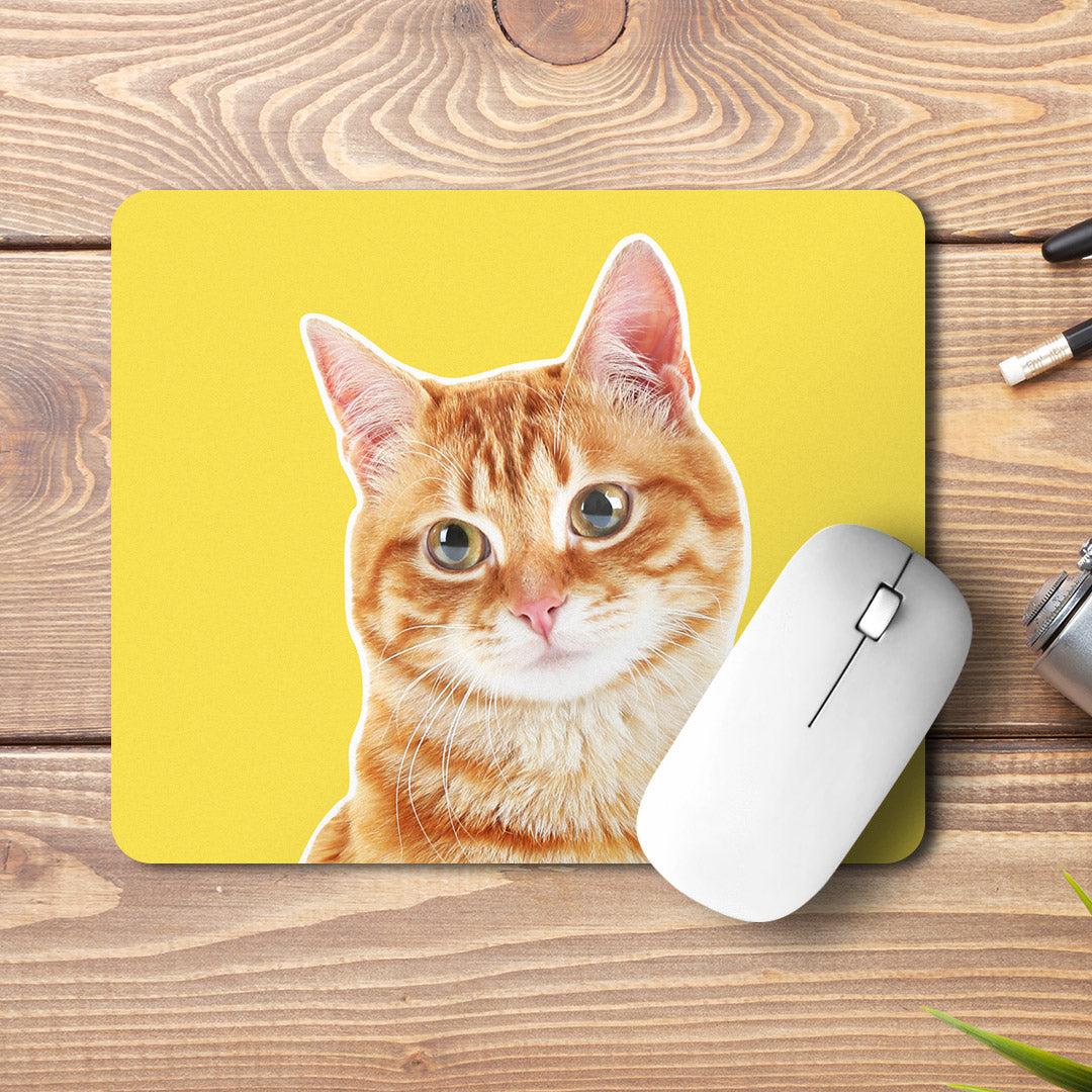Cat Face Mouse Mat