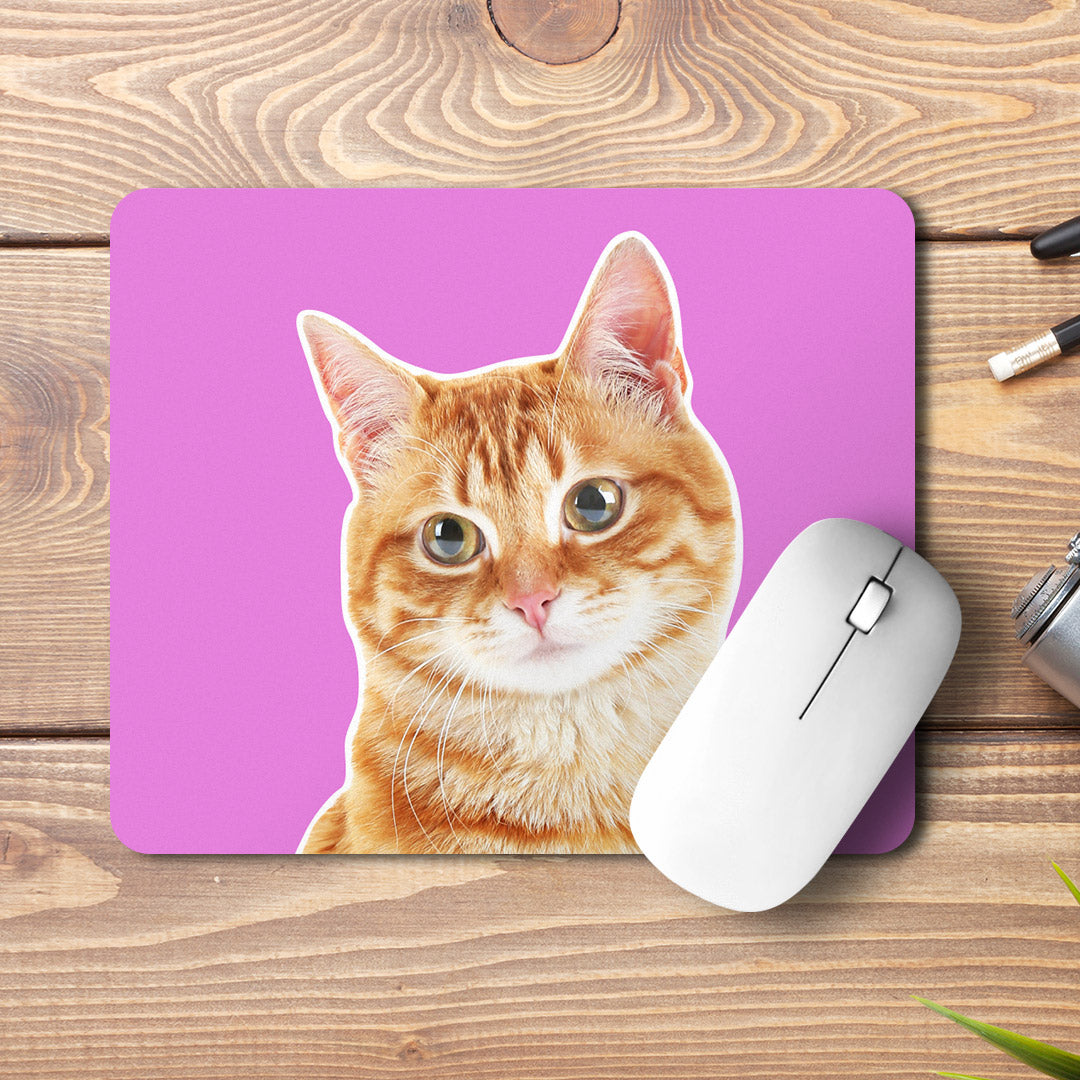 Cat Face Mouse Mat
