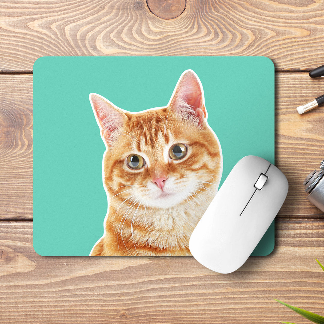 Cat Face Mouse Mat