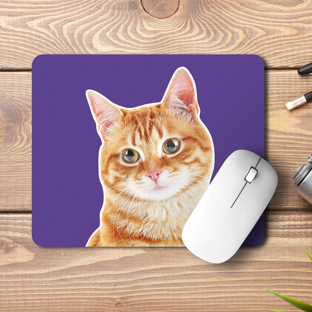 Cat Face Mouse Mat