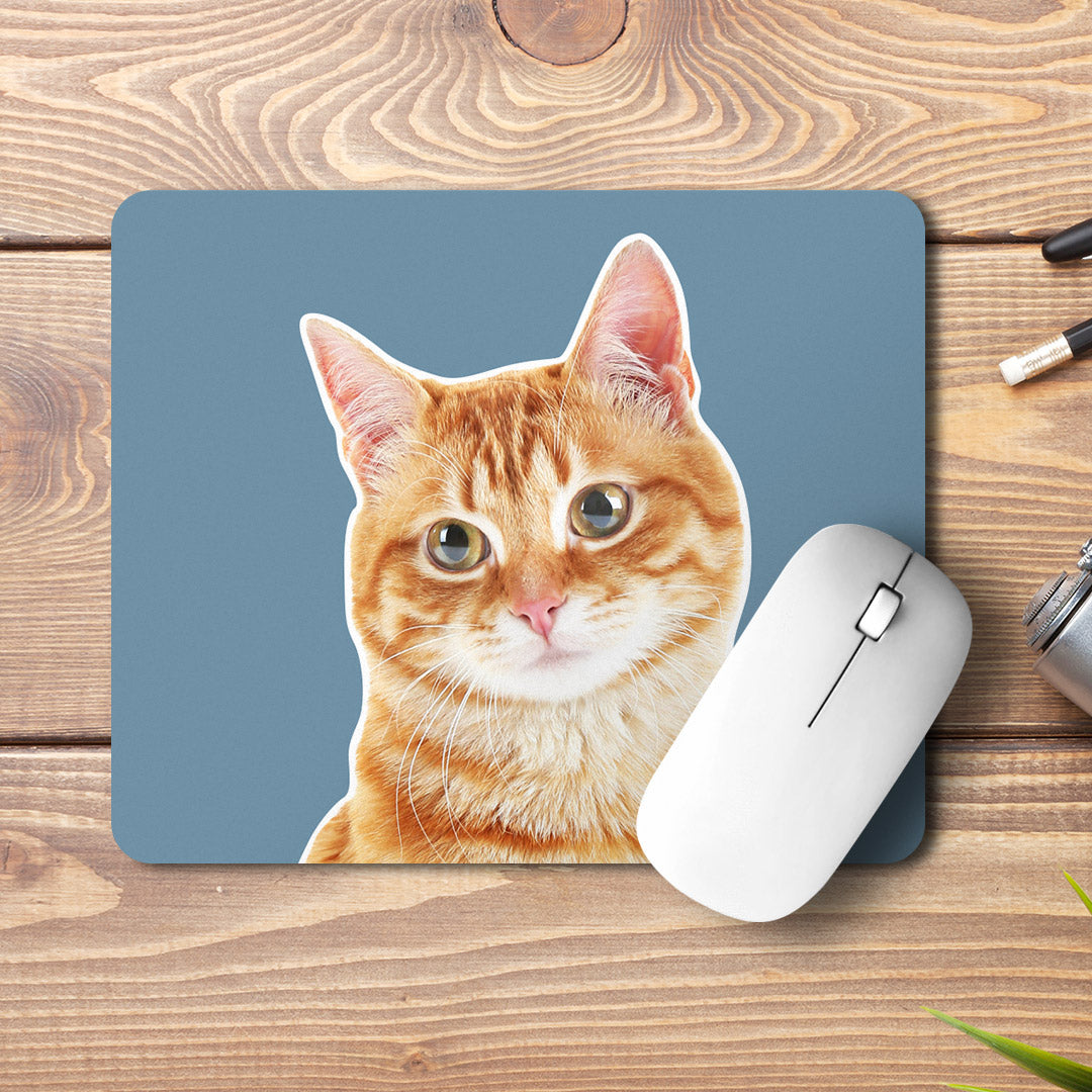 Cat Face Mouse Mat