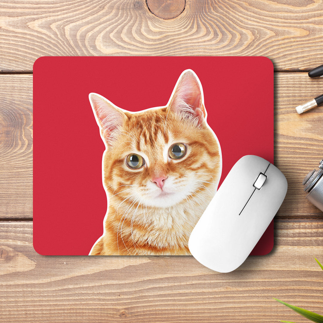 Cat Face Mouse Mat