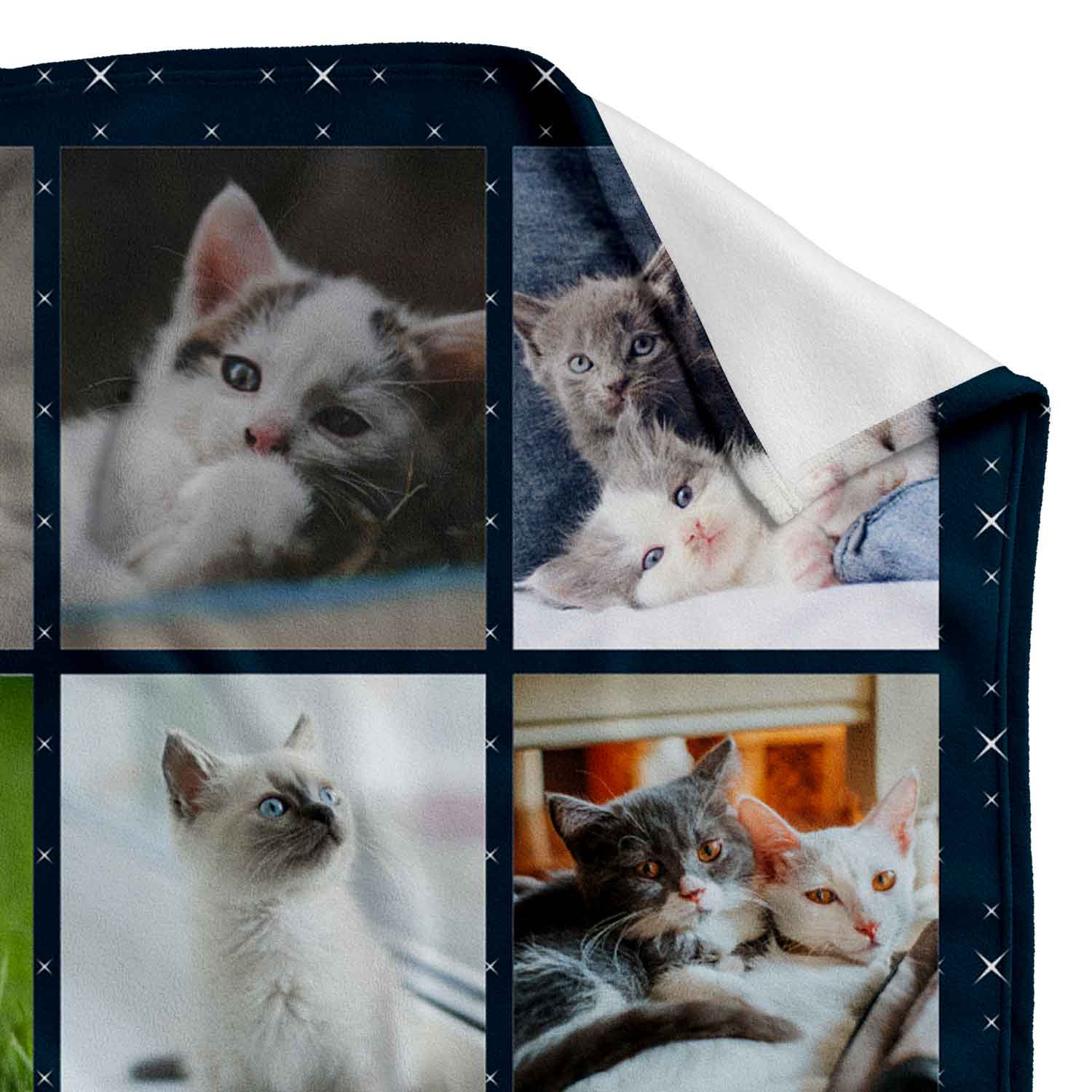 Special Memories Photo Collage Personalised Cat Blanket