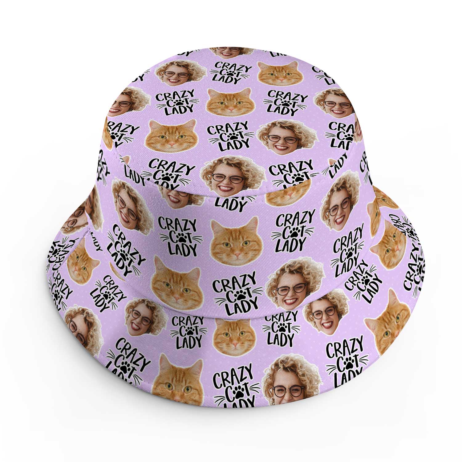 Crazy Cat Lady Custom Bucket Hat