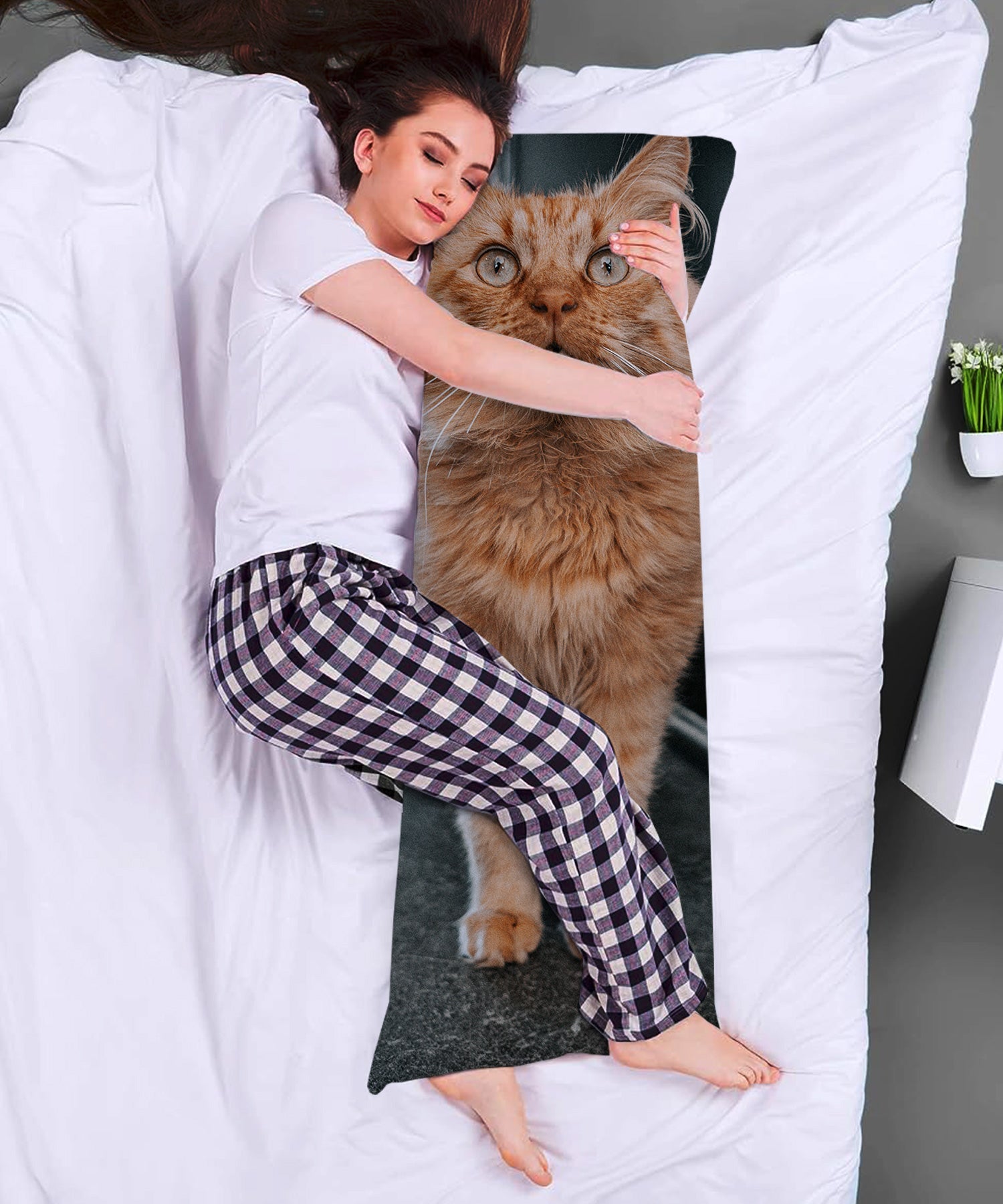 Full Cat Photo Personalised Body Pillow