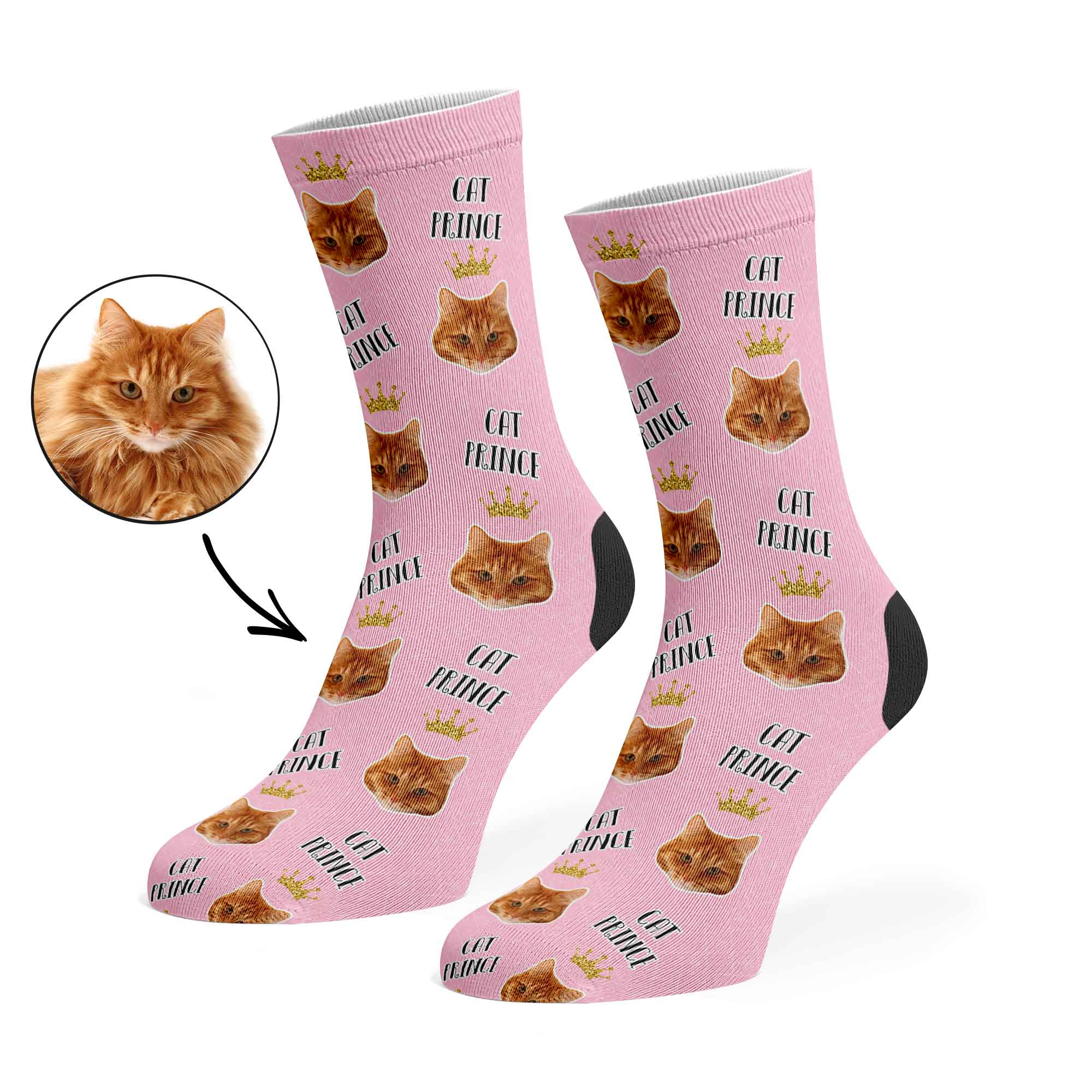 Cat Prince Socks