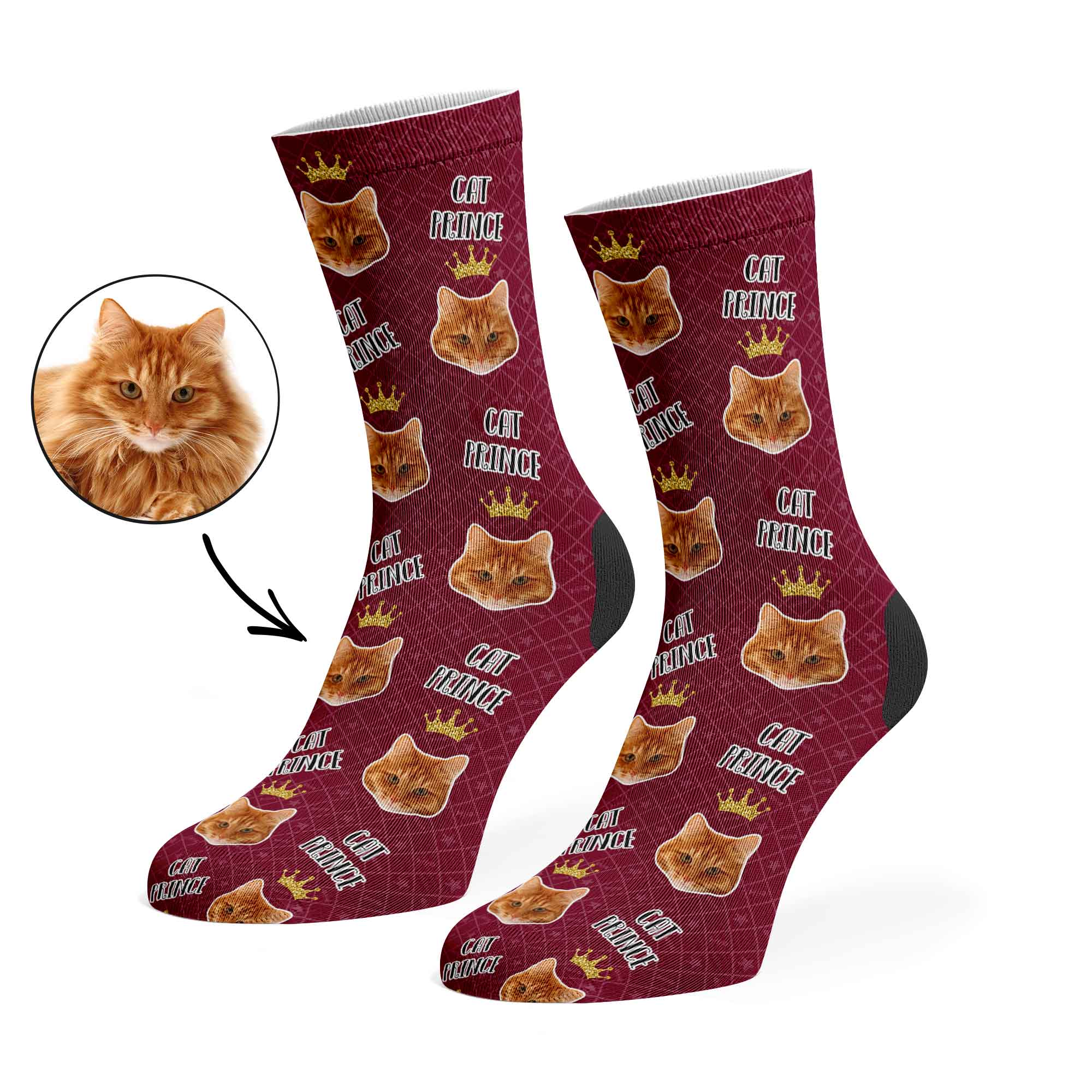 Cat Prince Socks