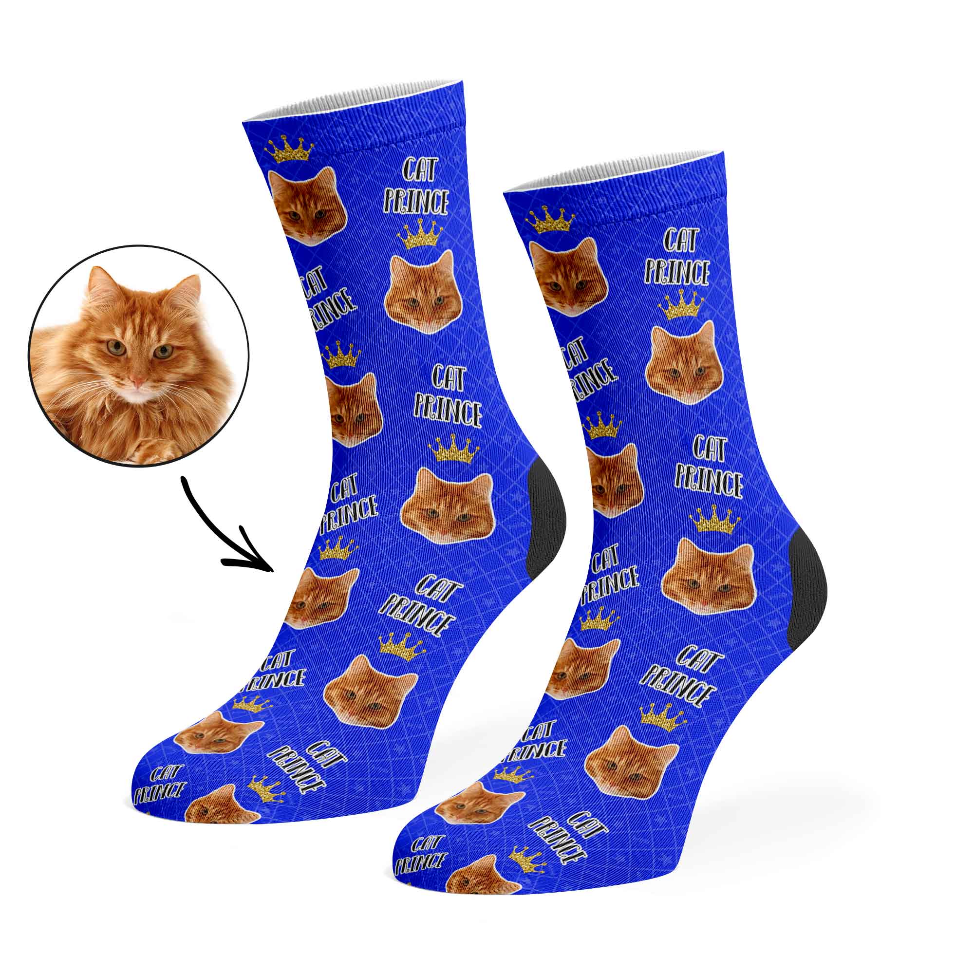 Cat Prince Socks