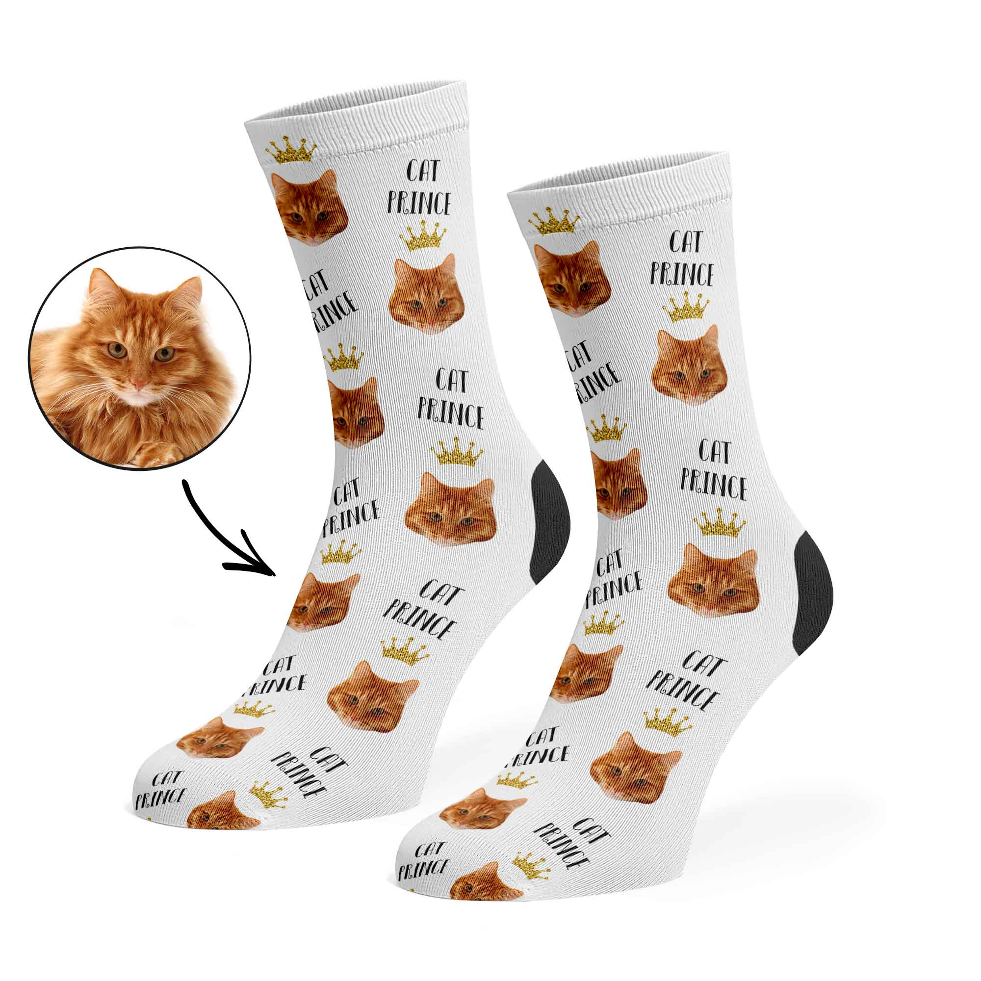 Cat Prince Socks
