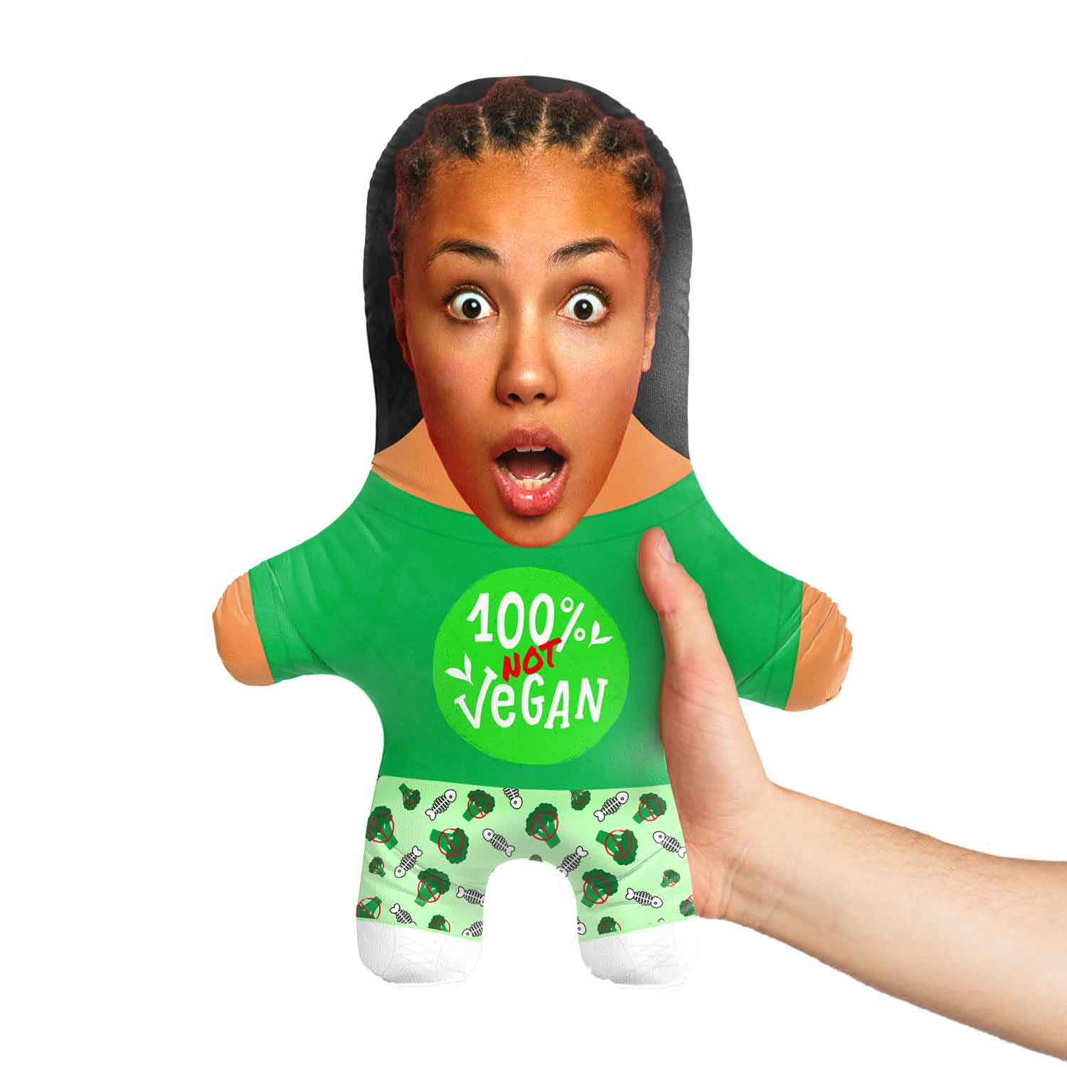 100% Not Vegan Custom Plush Cat Toy