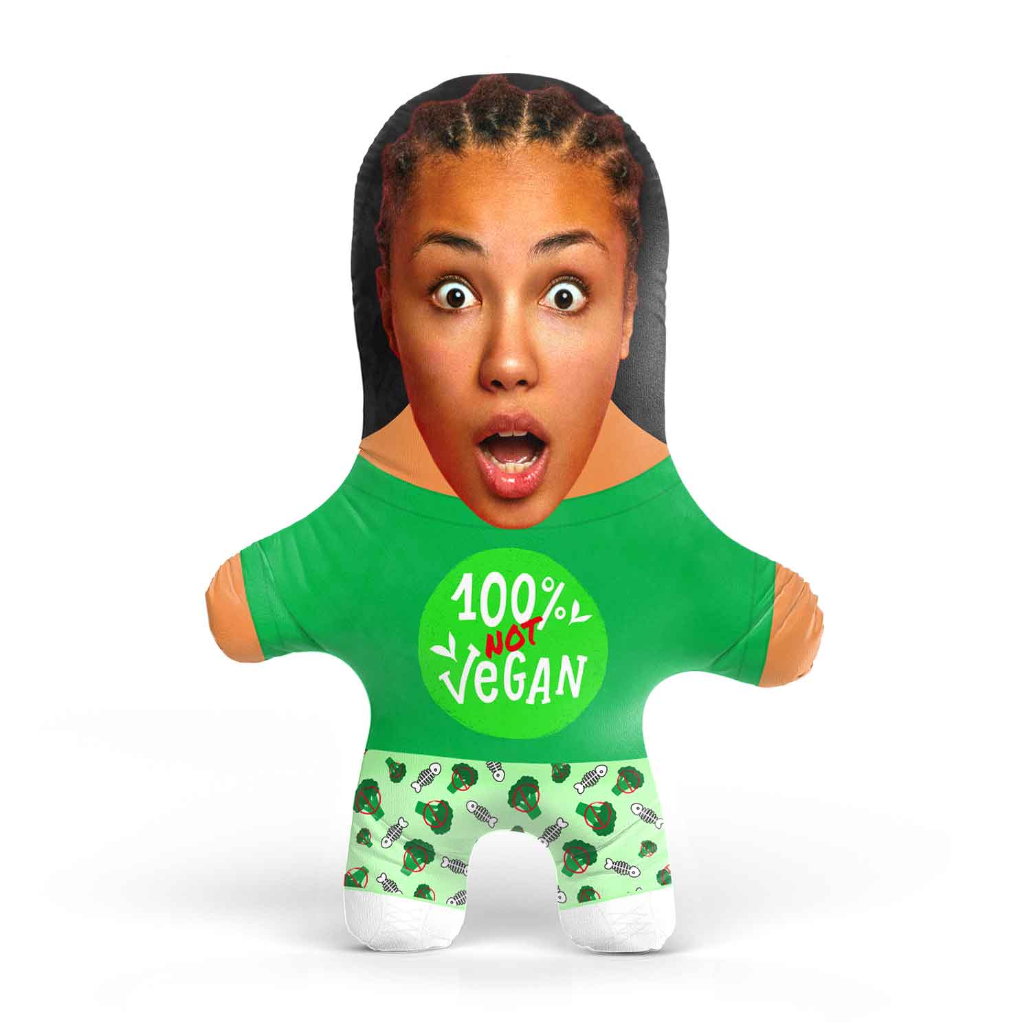 100% Not Vegan Custom Plush Cat Toy