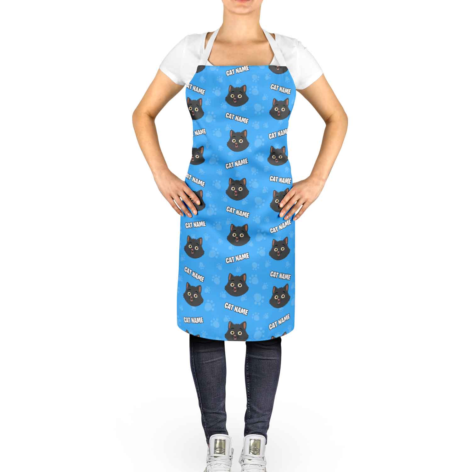 Your Cat Cartoon Personalised Apron