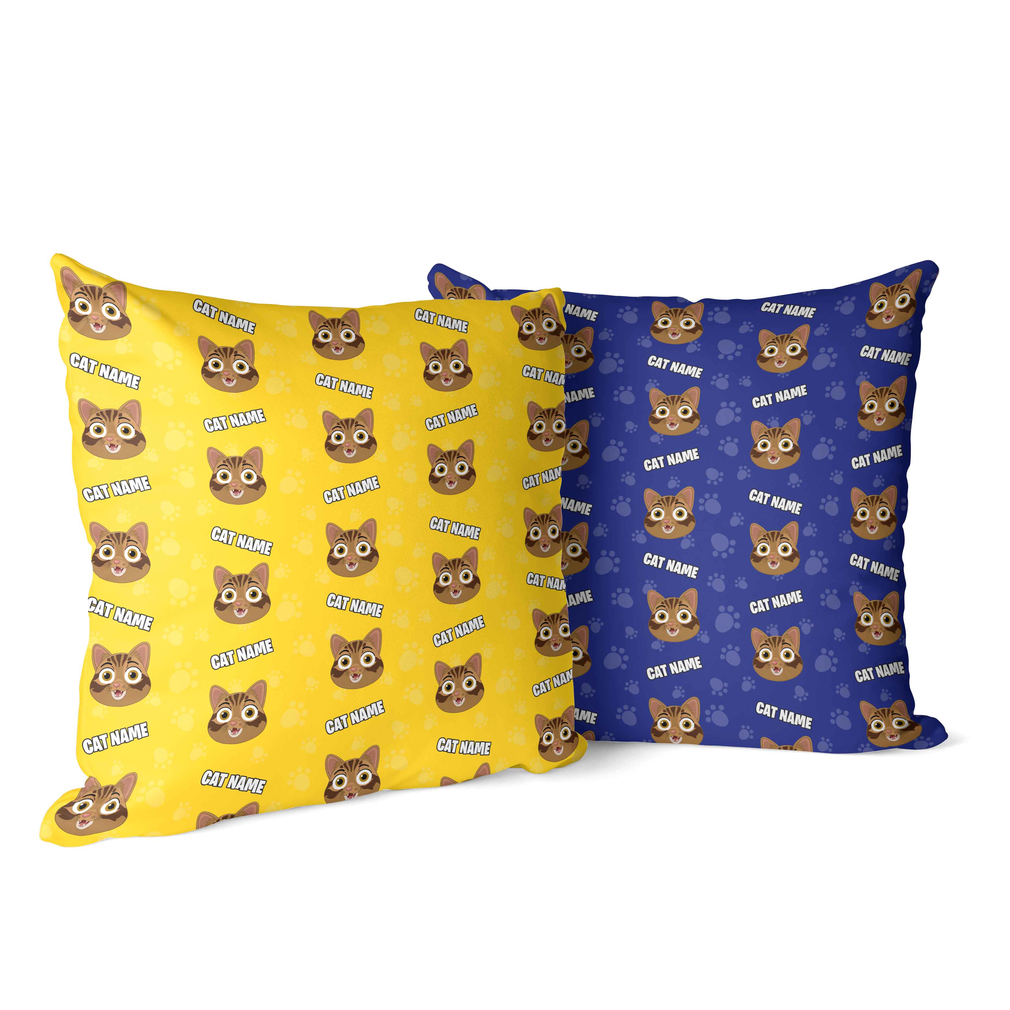 Your Cat Cartoon Personalised Pillow