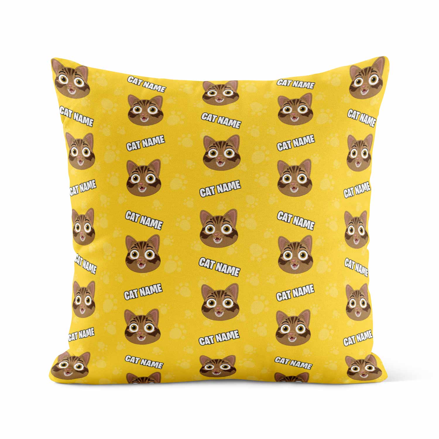 Your Cat Cartoon Personalised Pillow