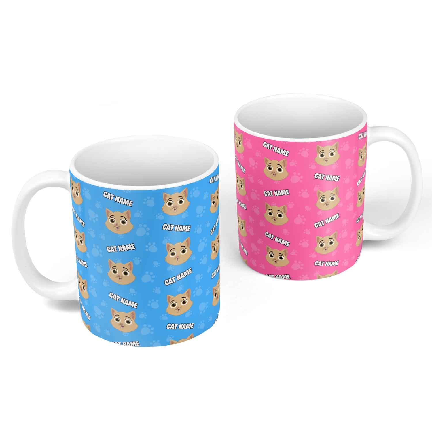 Your Cat Cartoon Personalised Mug