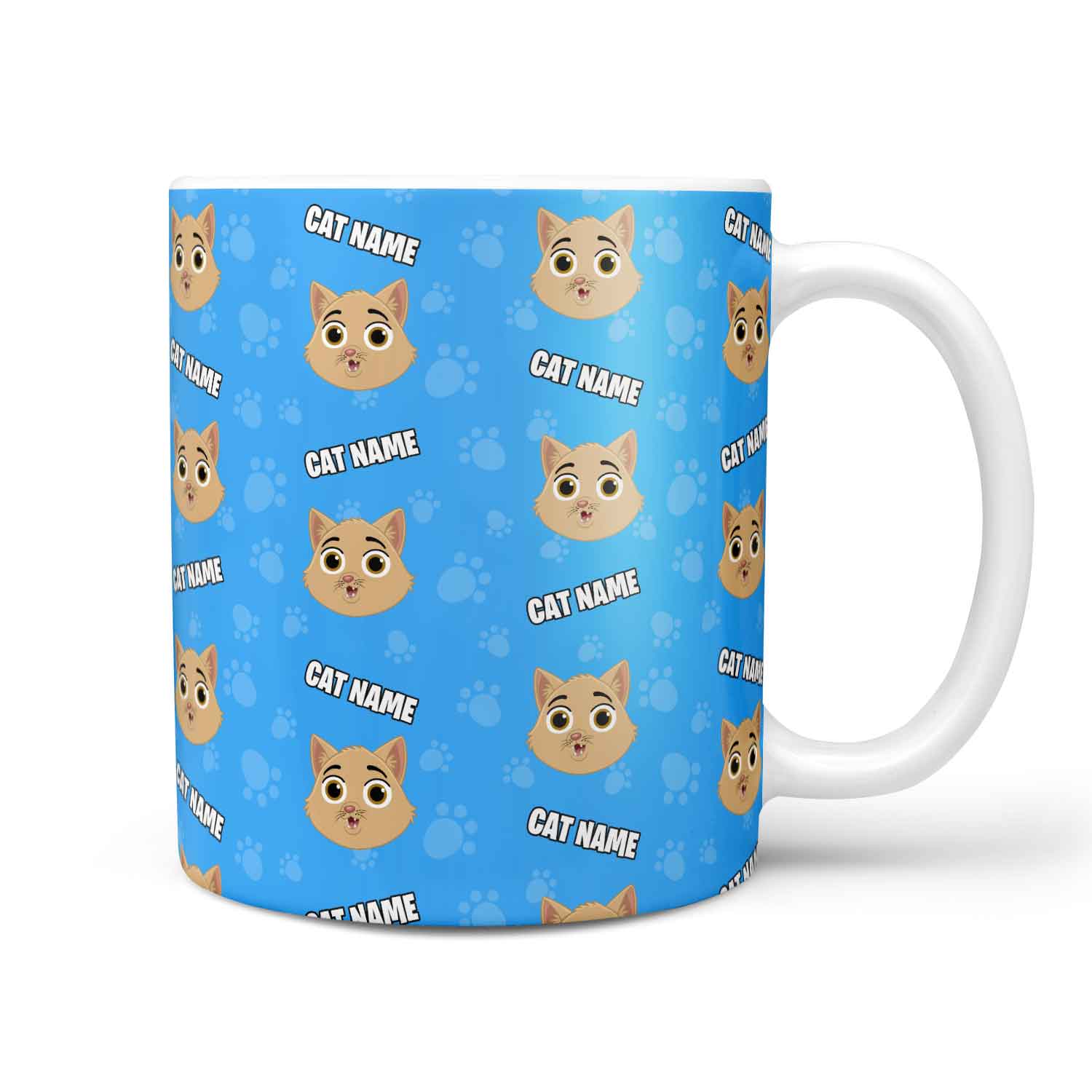 Your Cat Cartoon Personalised Mug