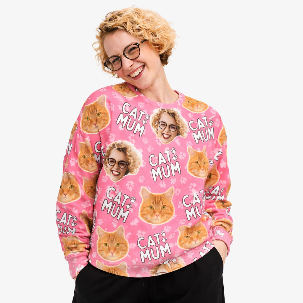 Cat Mum Personalised Sweatshirt