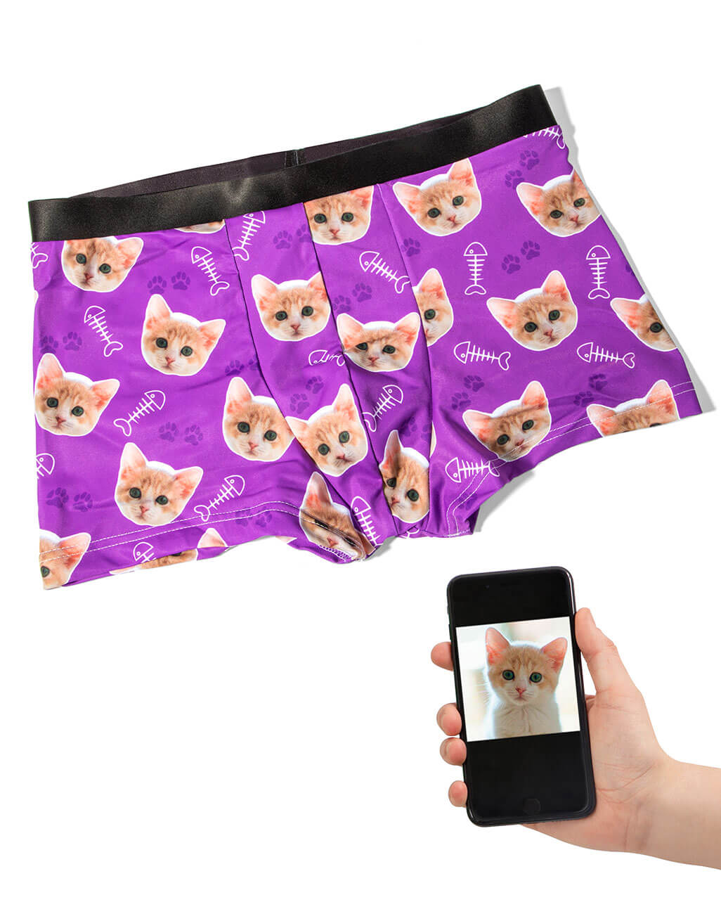 Your Cats Face on Boxers