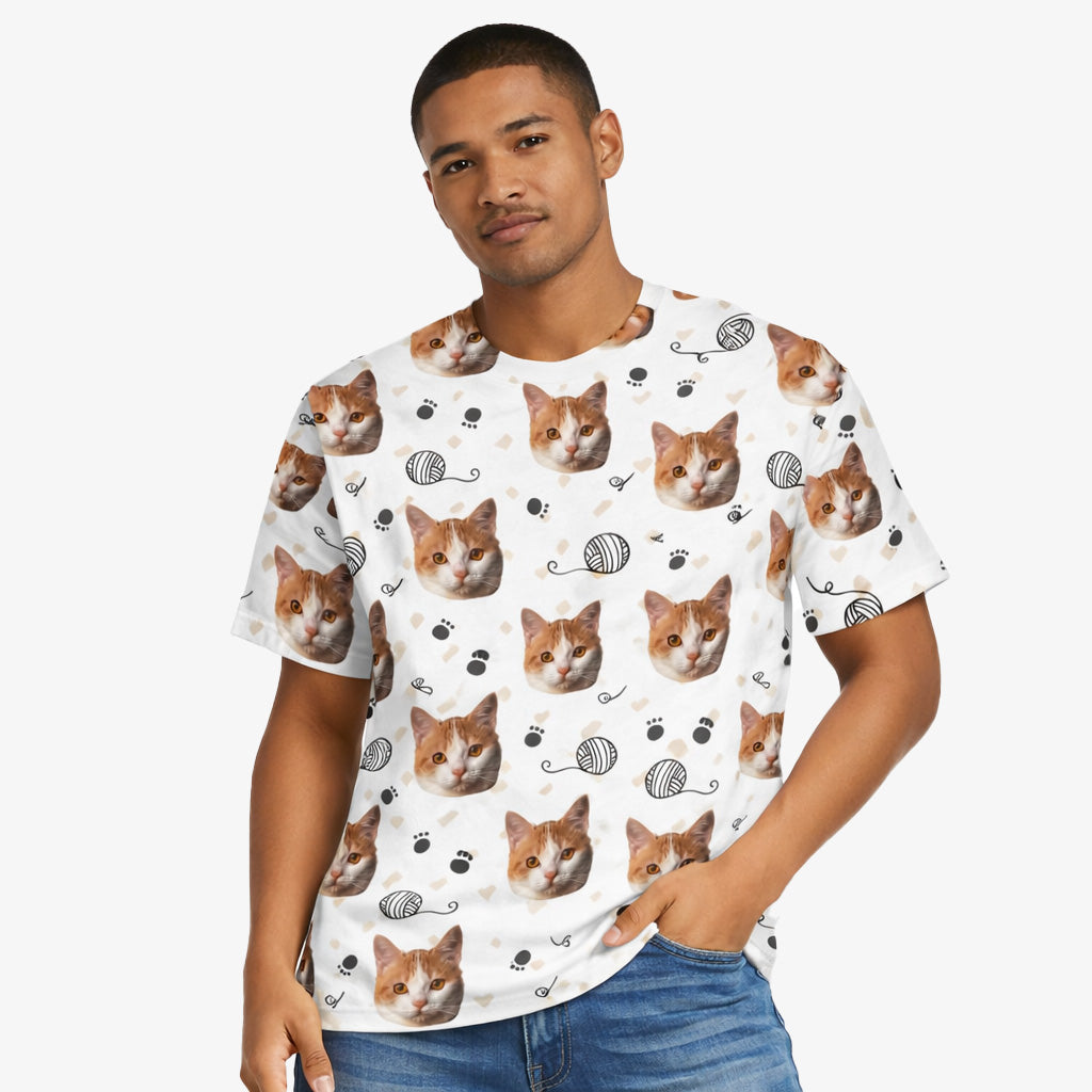 Doodle Wool and Hearts Custom T-Shirt