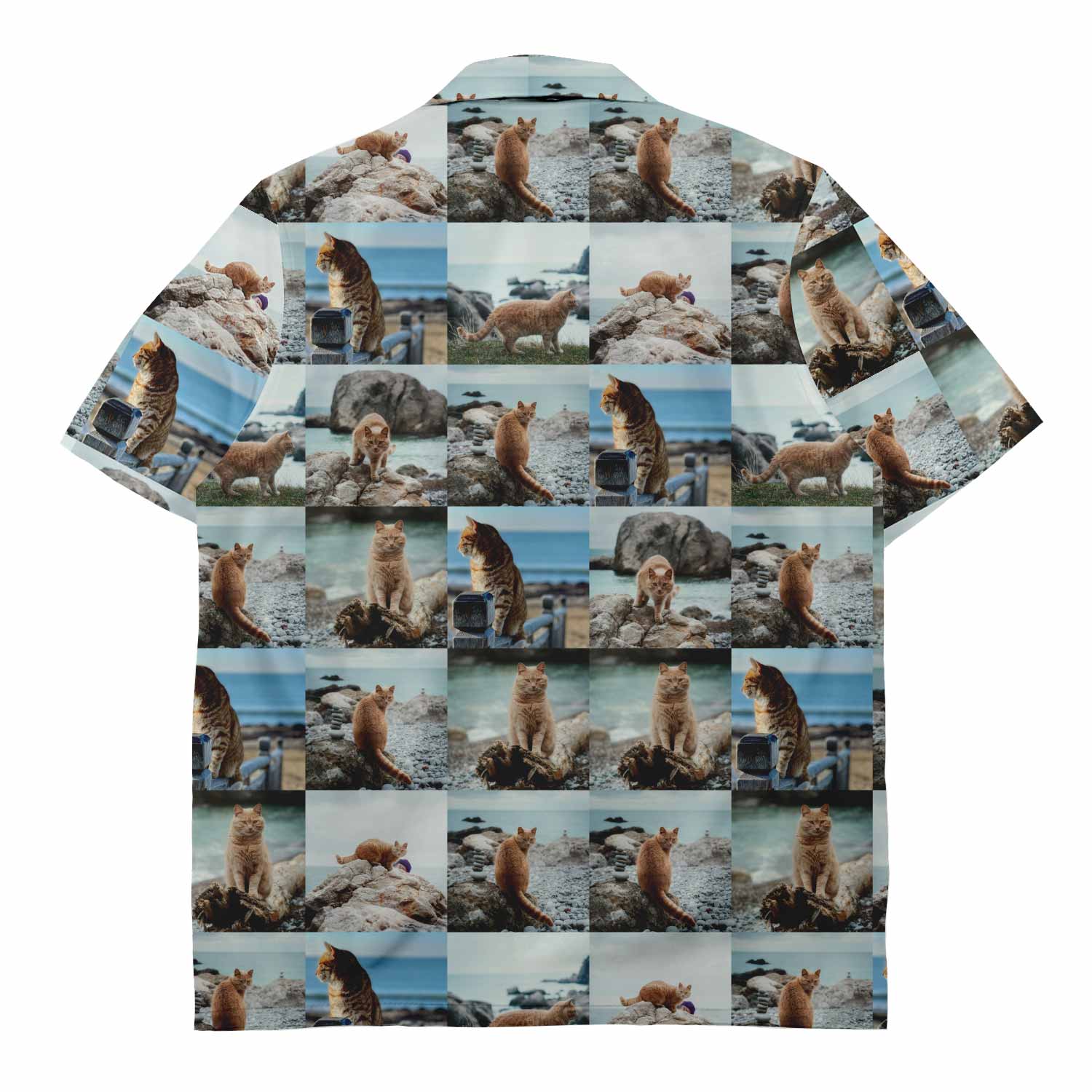 Cat Photo Collage Custom Hawaiian Shirt