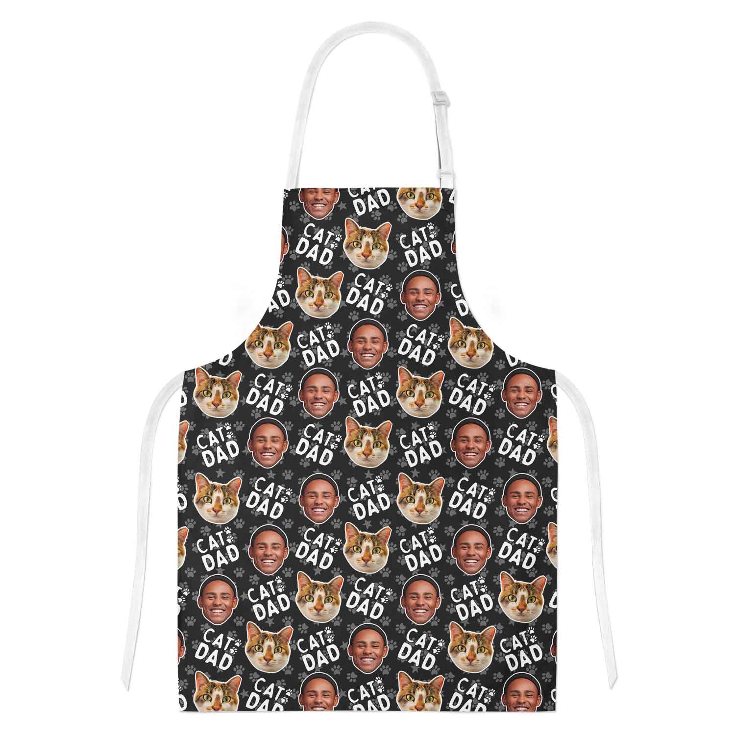 Cat Dad Personalised Apron