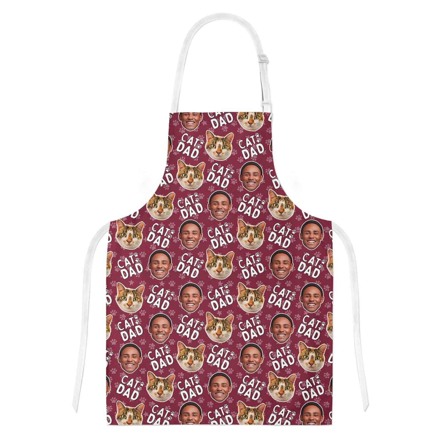 Cat Dad Personalised Apron