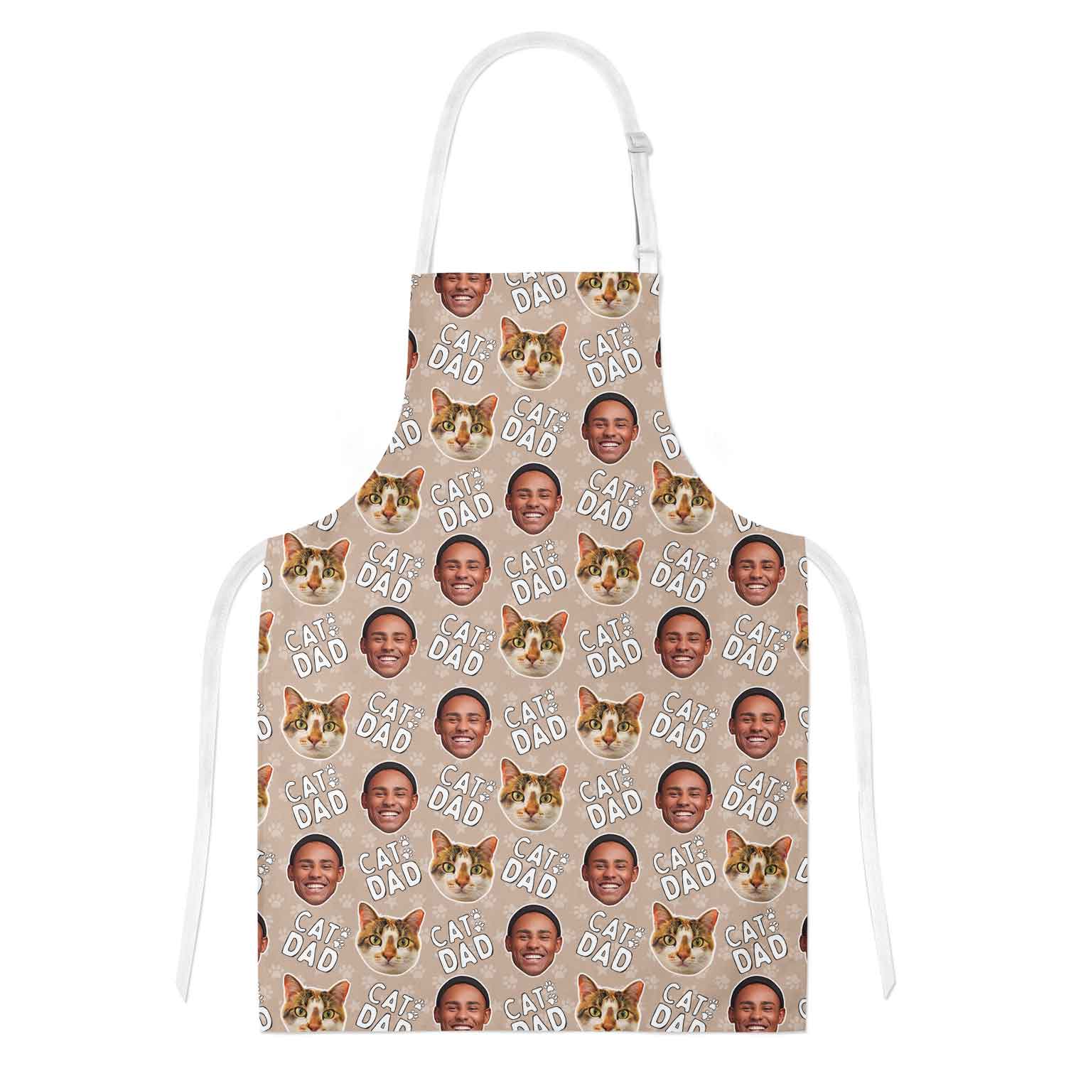 Cat Dad Personalised Apron